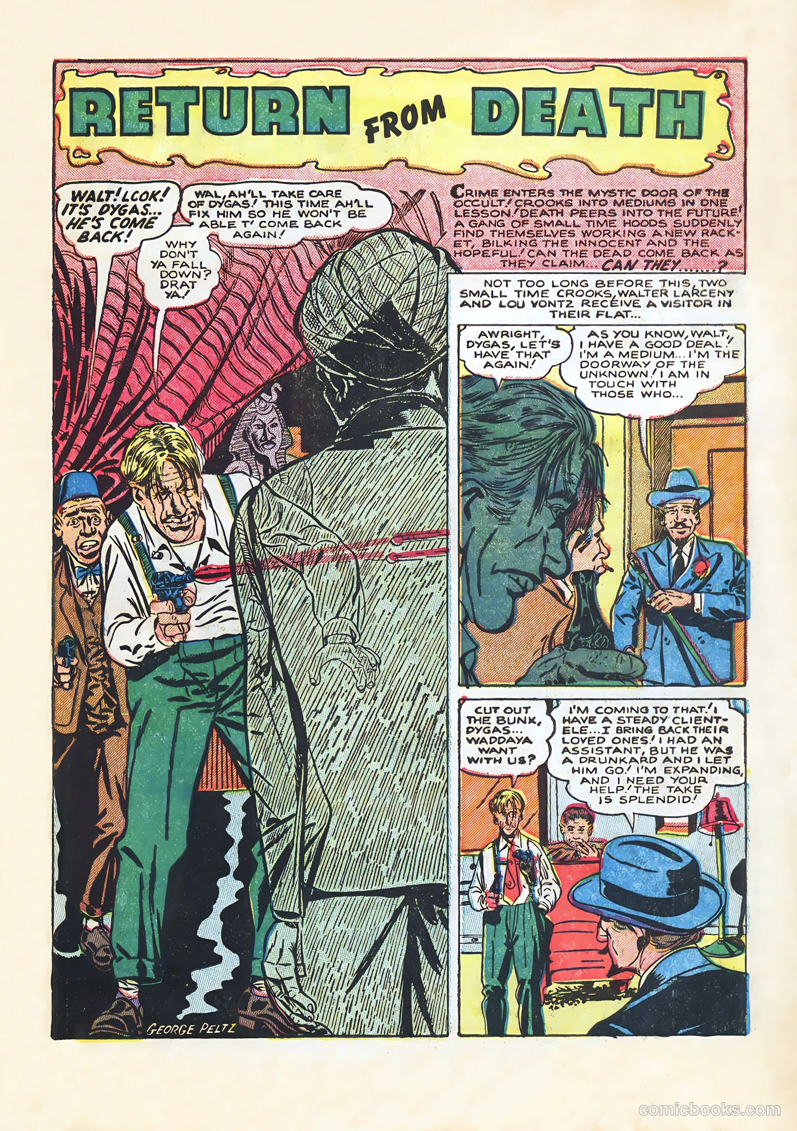 Shocking Mystery Cases #55 (1953) — page 3 of 36