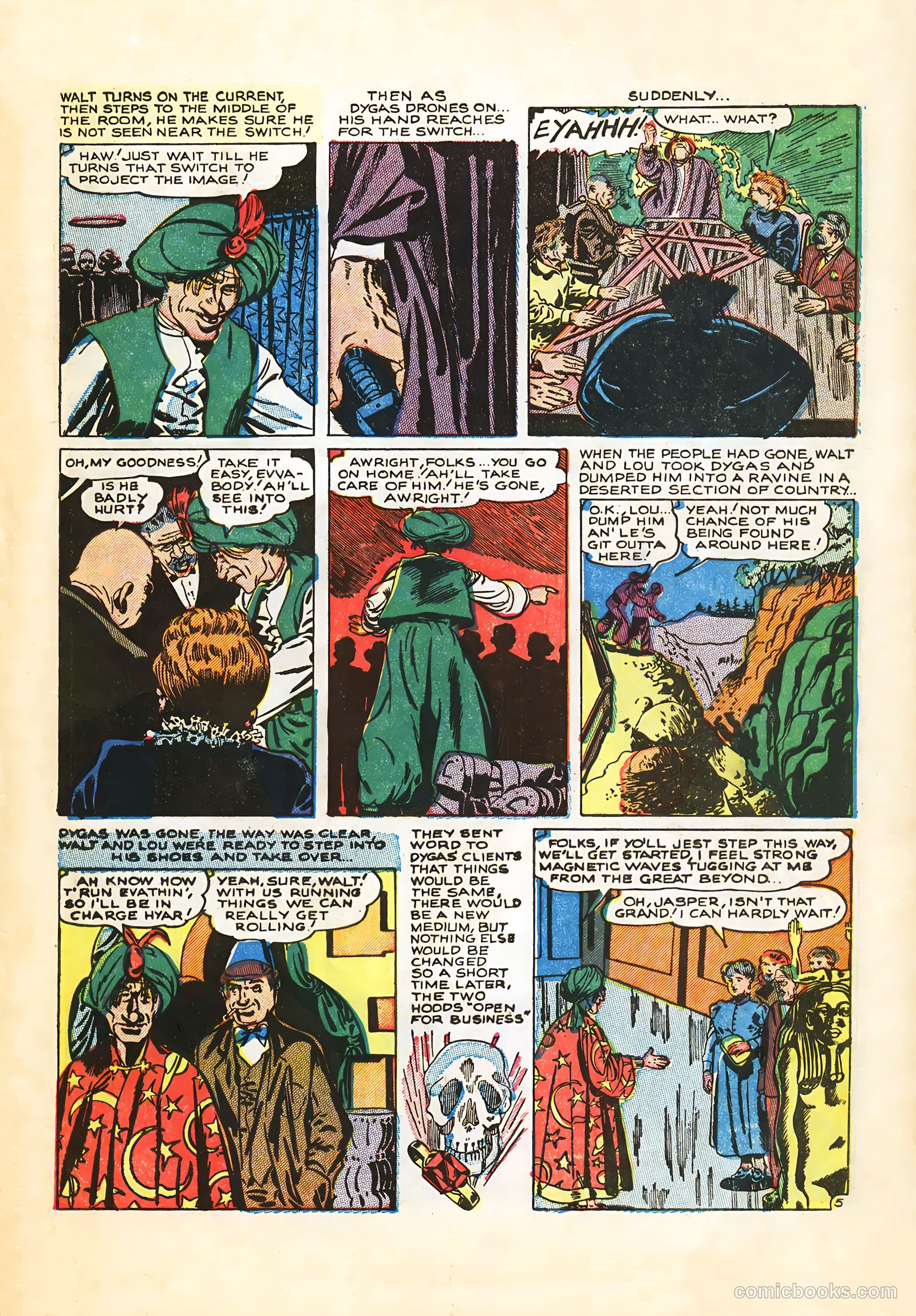 Shocking Mystery Cases #55 (1953) — page 7 of 36