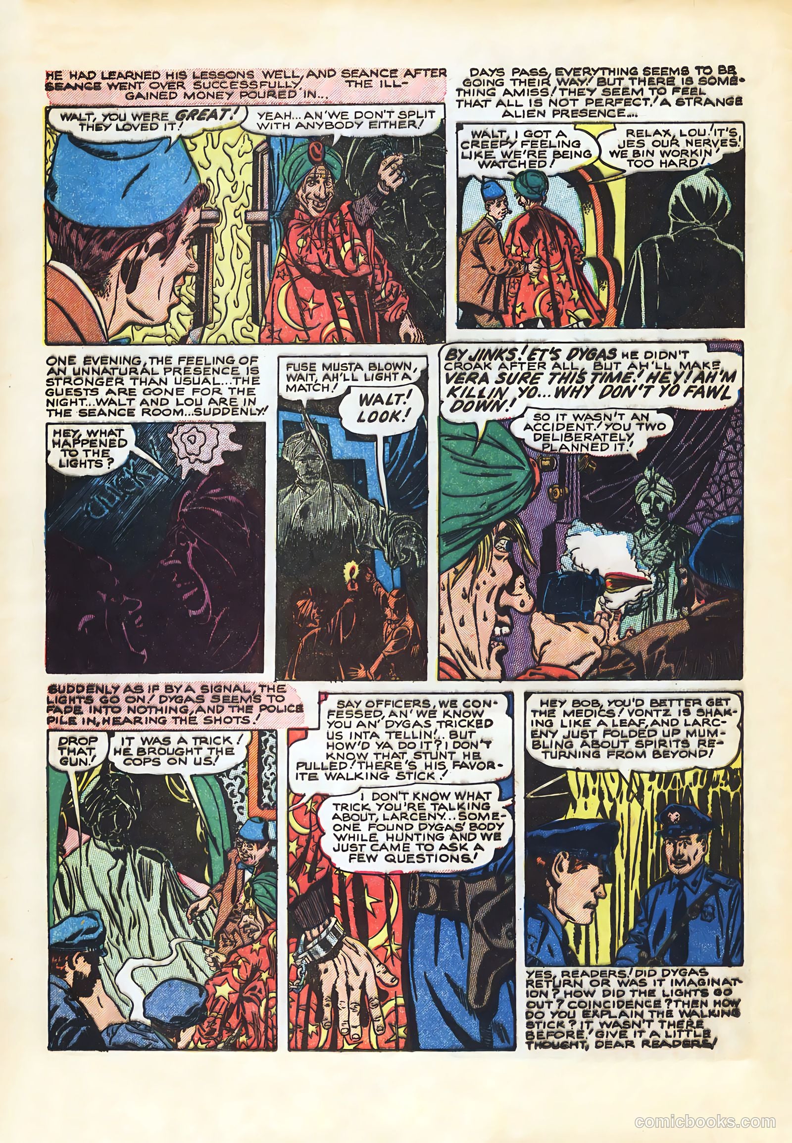 Shocking Mystery Cases #55 (1953) — page 8 of 36