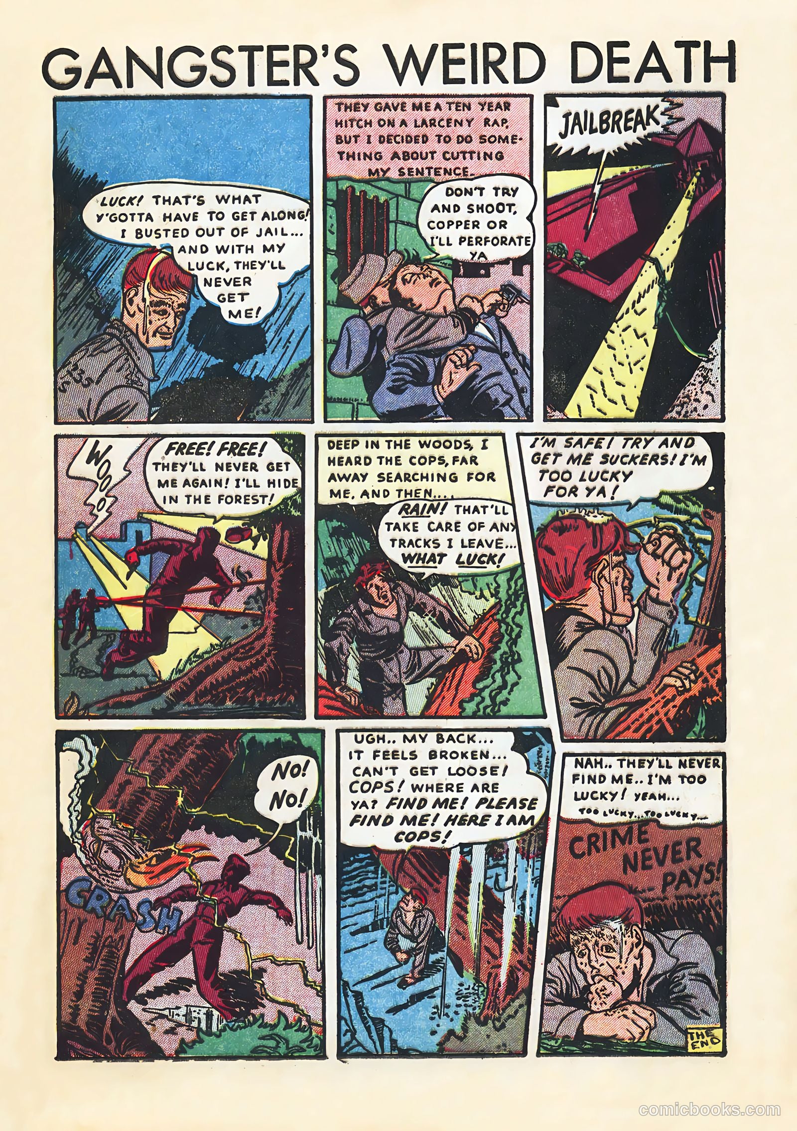 Shocking Mystery Cases #55 (1953) — page 9 of 36