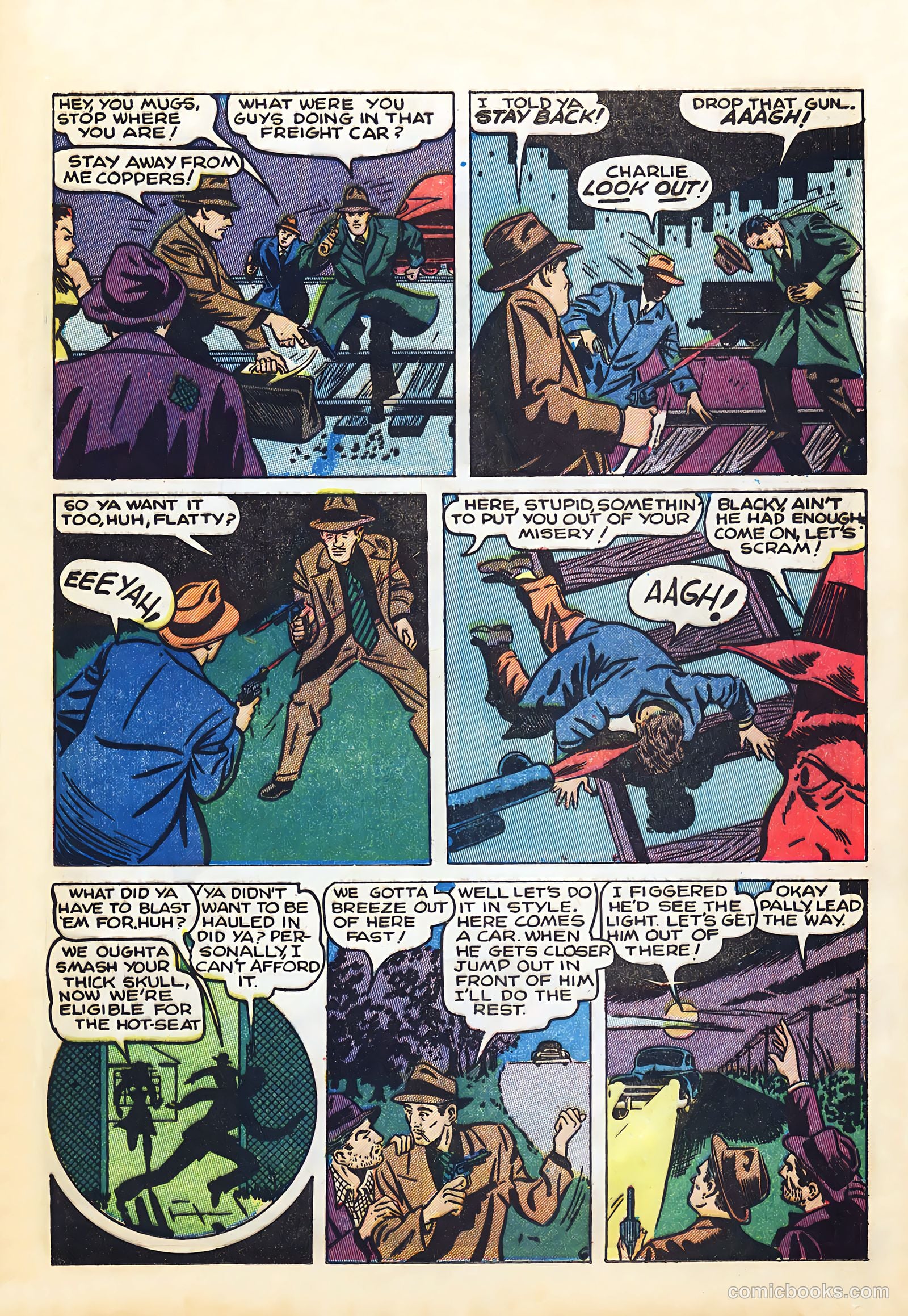 Shocking Mystery Cases #55 (1953) — page 17 of 36