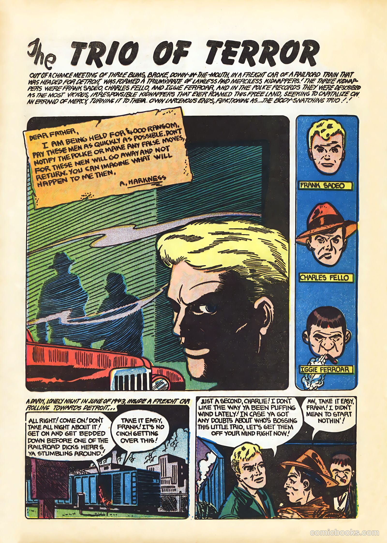 Shocking Mystery Cases #55 (1953) — page 24 of 36