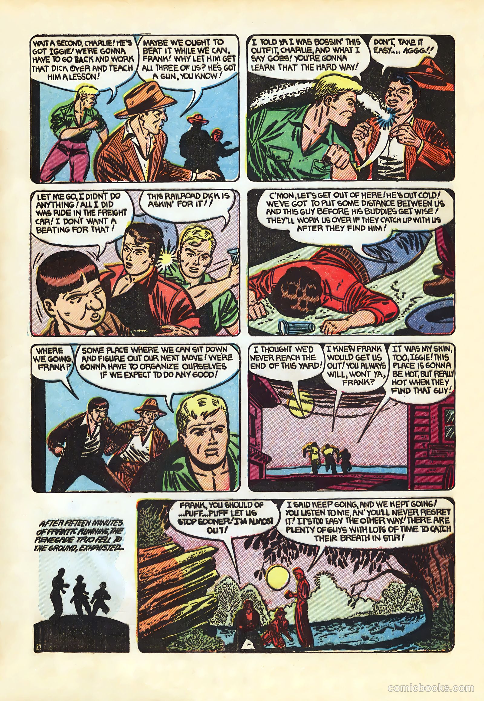 Shocking Mystery Cases #55 (1953) — page 28 of 36