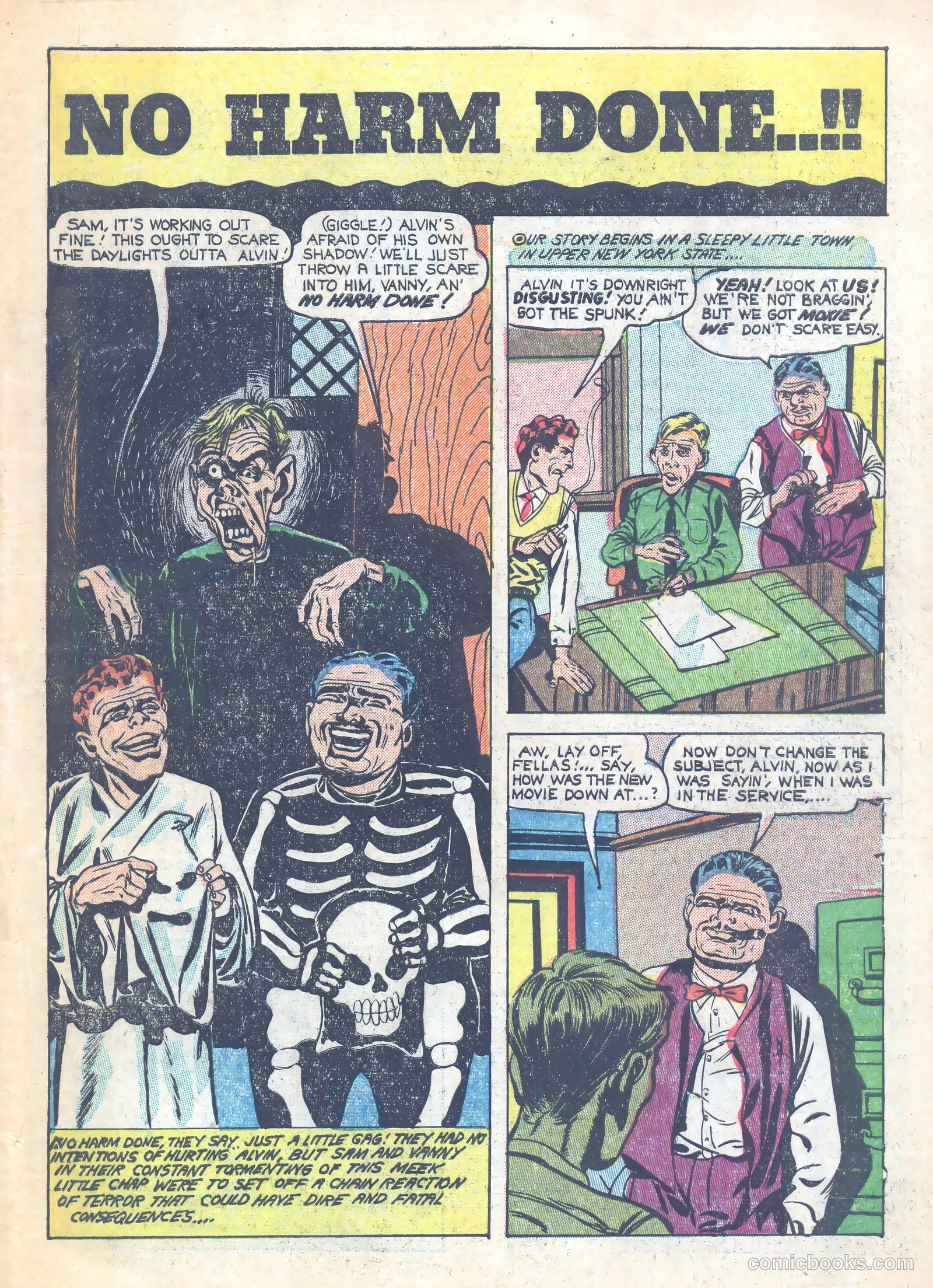 Shocking Mystery Cases #58 (1954) — page 3 of 36