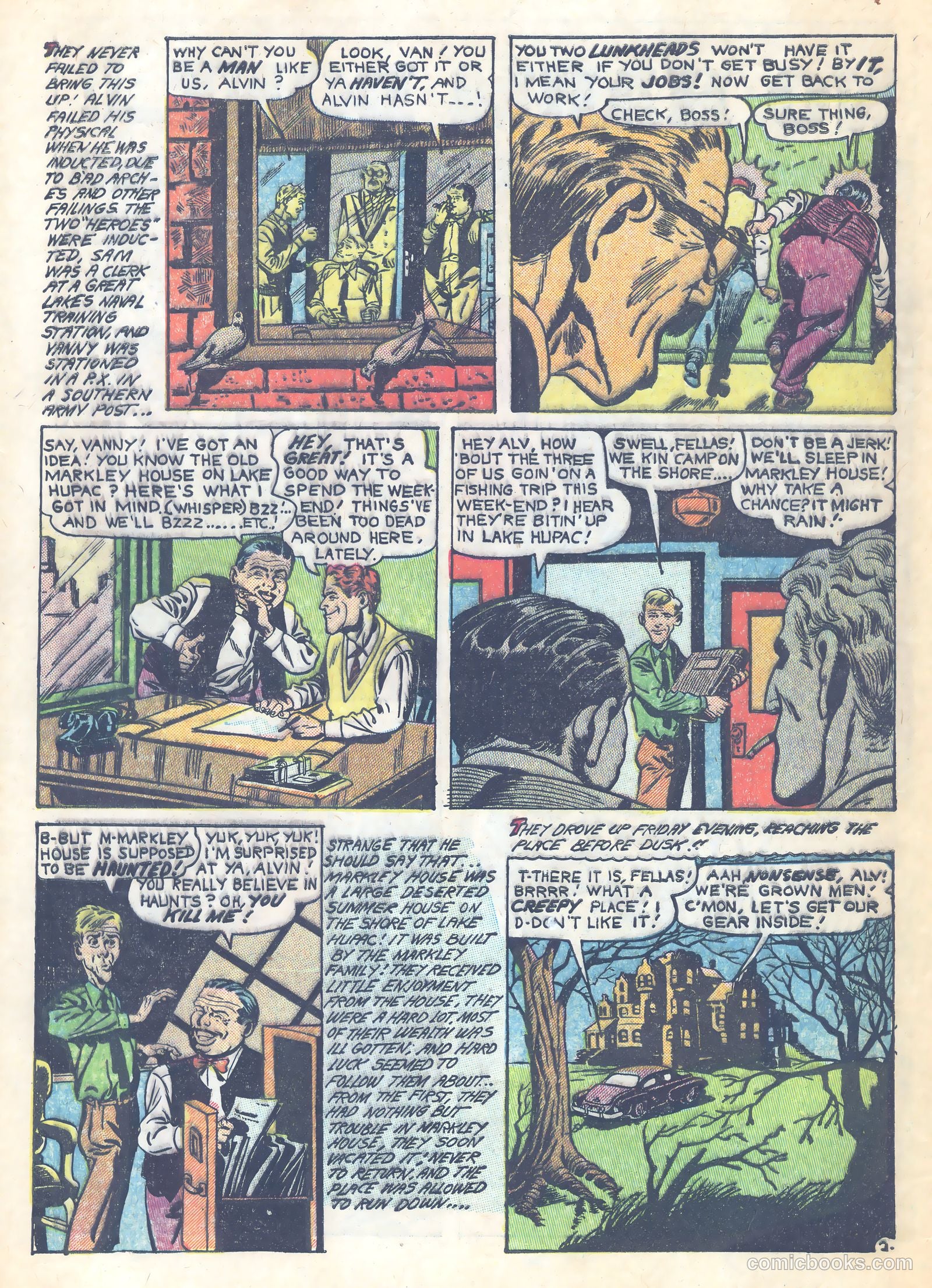 Shocking Mystery Cases #58 (1954) — page 4 of 36
