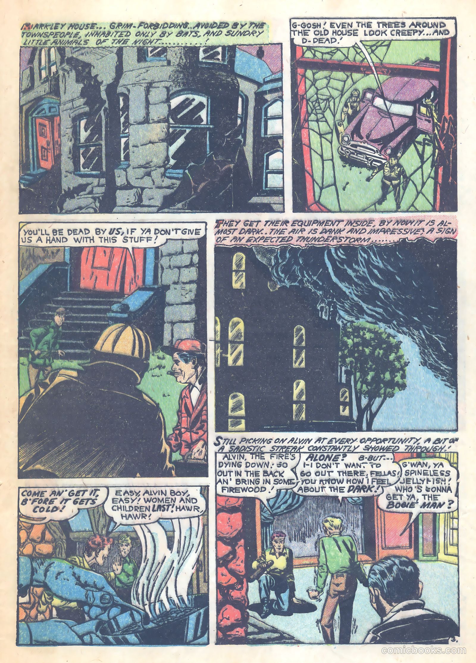 Shocking Mystery Cases #58 (1954) — page 5 of 36