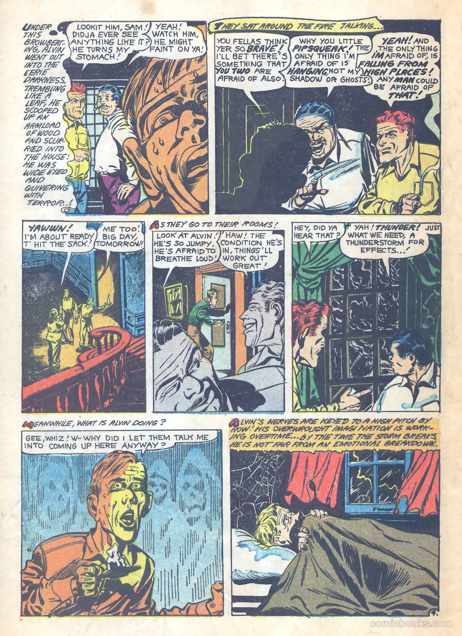 Shocking Mystery Cases #58 (1954) — page 6 of 36