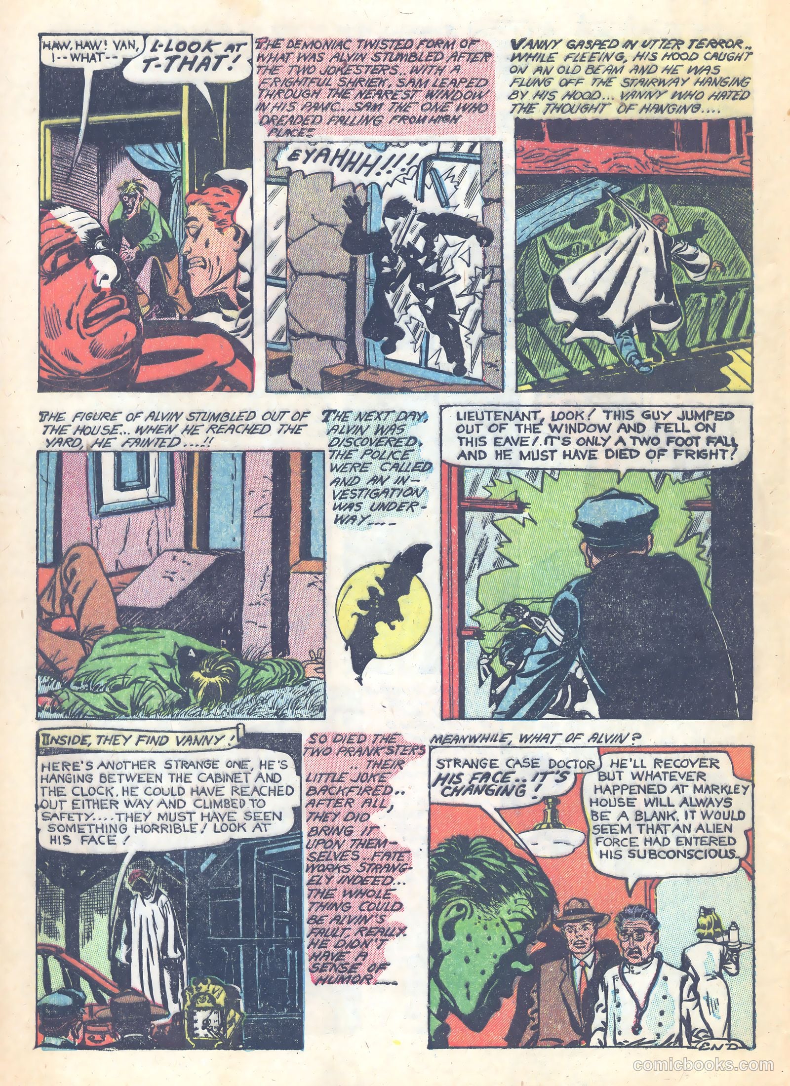 Shocking Mystery Cases #58 (1954) — page 8 of 36