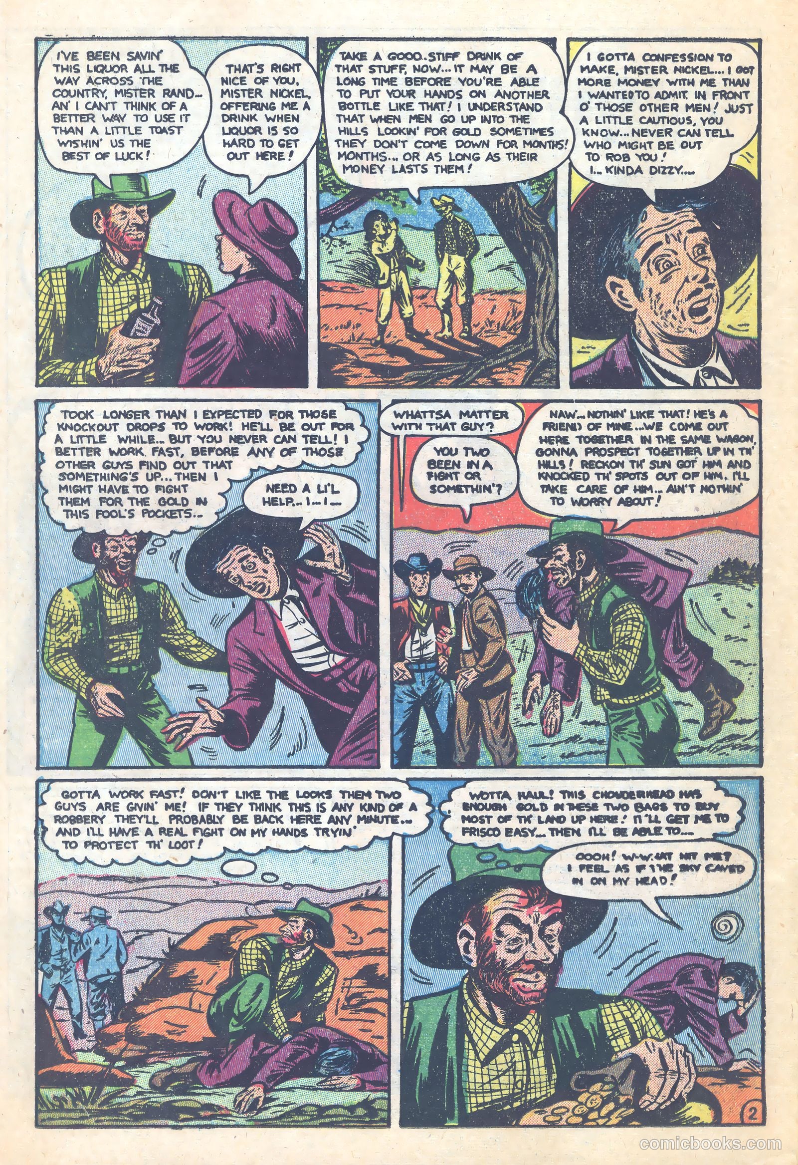 Shocking Mystery Cases #58 (1954) — page 14 of 36