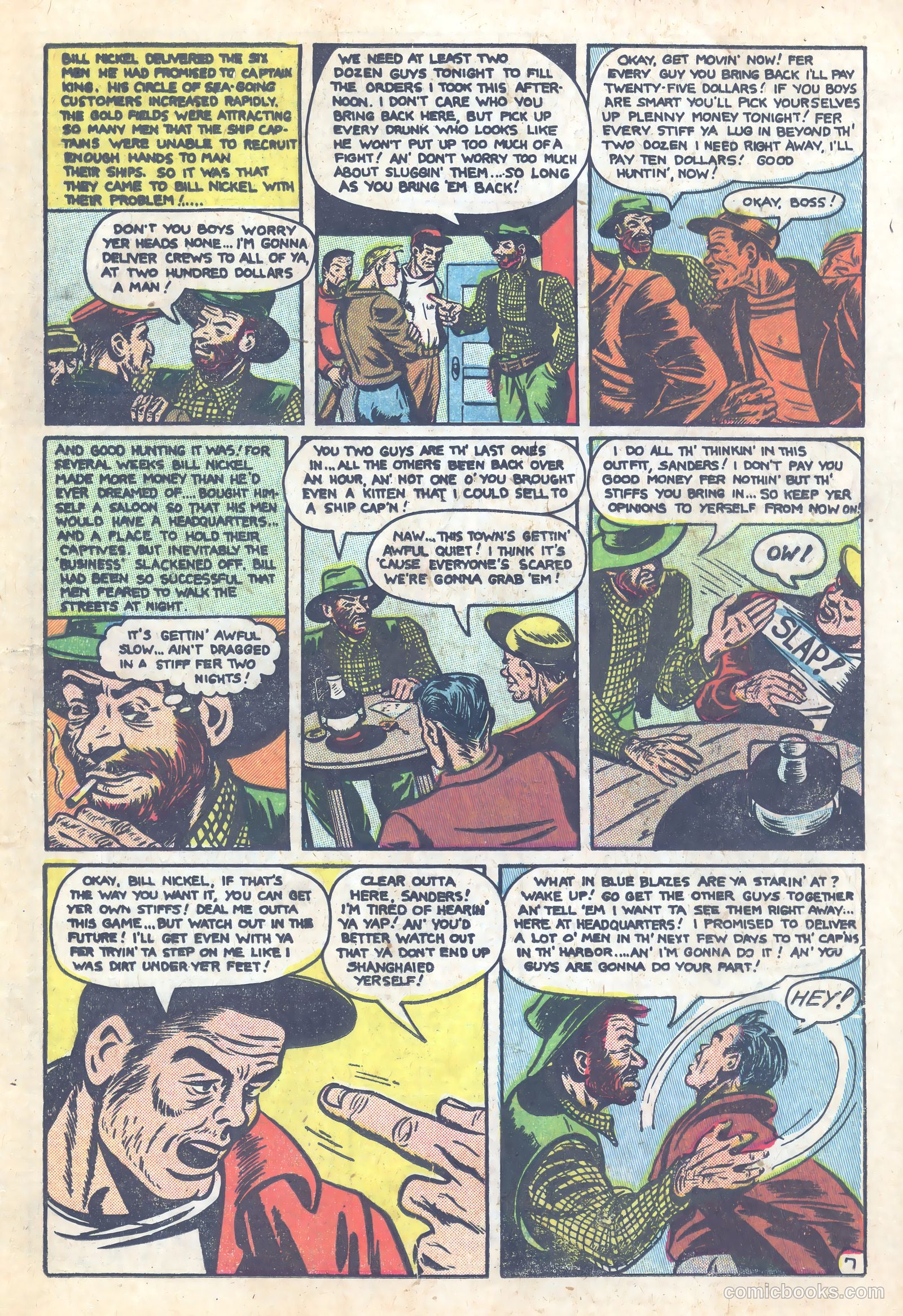 Shocking Mystery Cases #58 (1954) — page 19 of 36