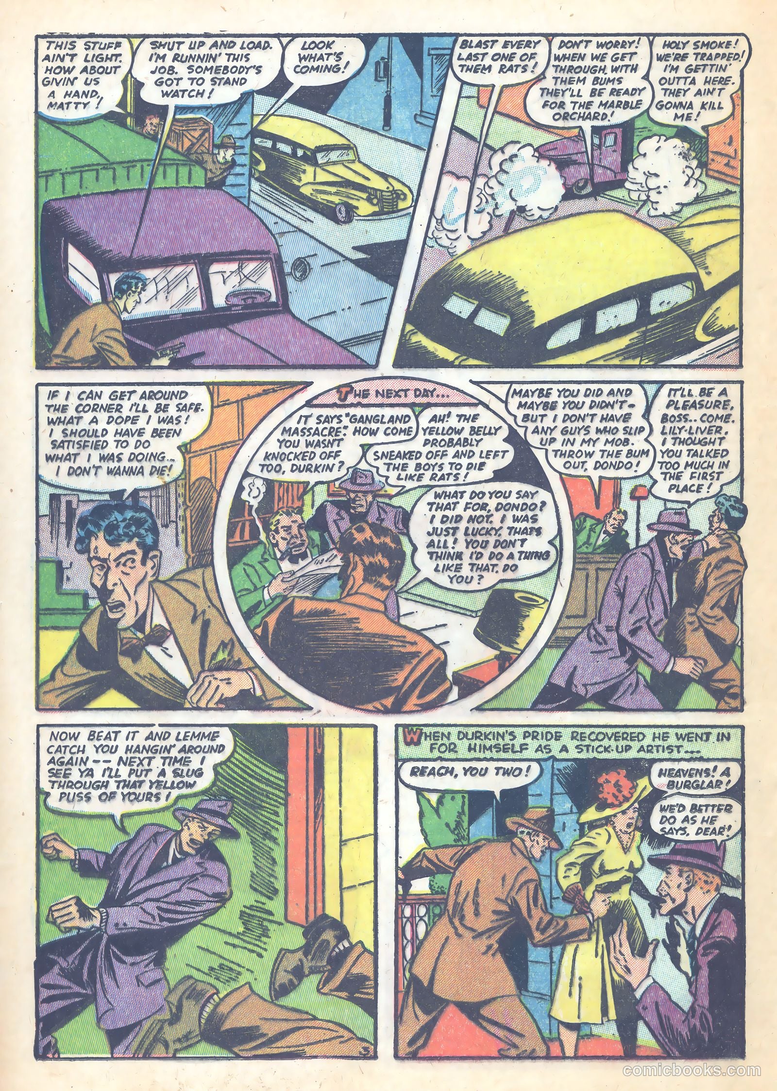 Shocking Mystery Cases #58 (1954) — page 24 of 36