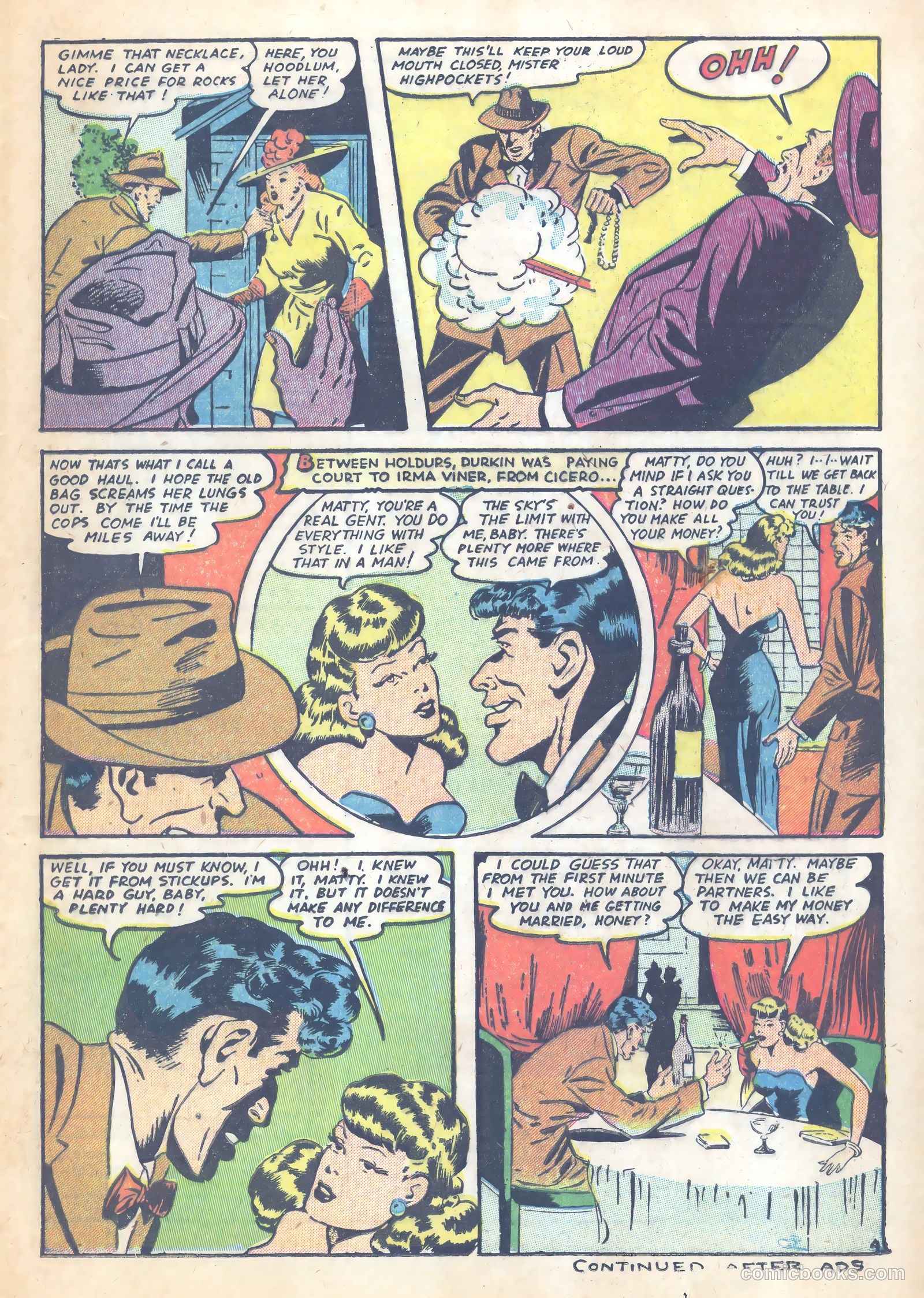 Shocking Mystery Cases #58 (1954) — page 25 of 36