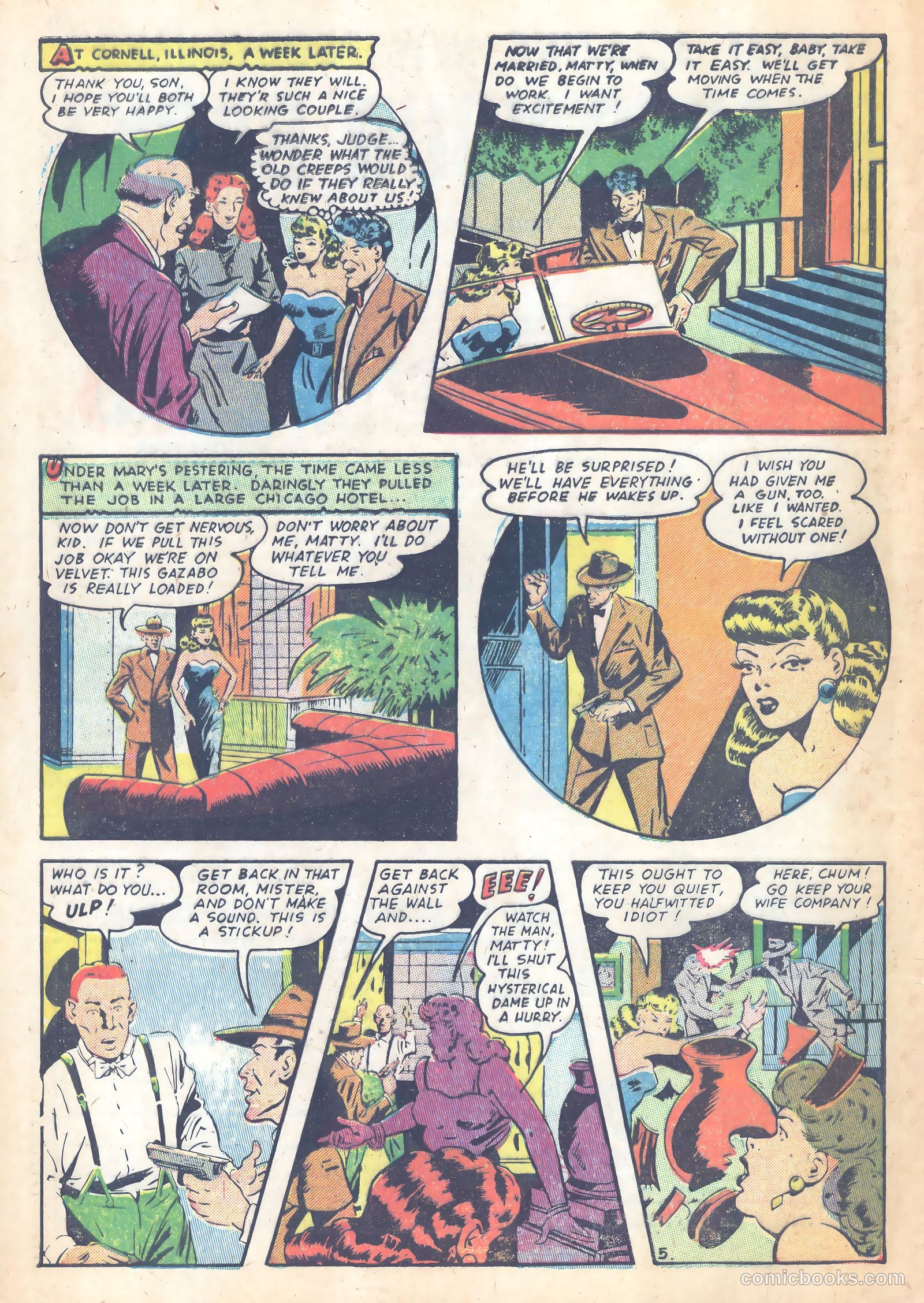 Shocking Mystery Cases #58 (1954) — page 28 of 36