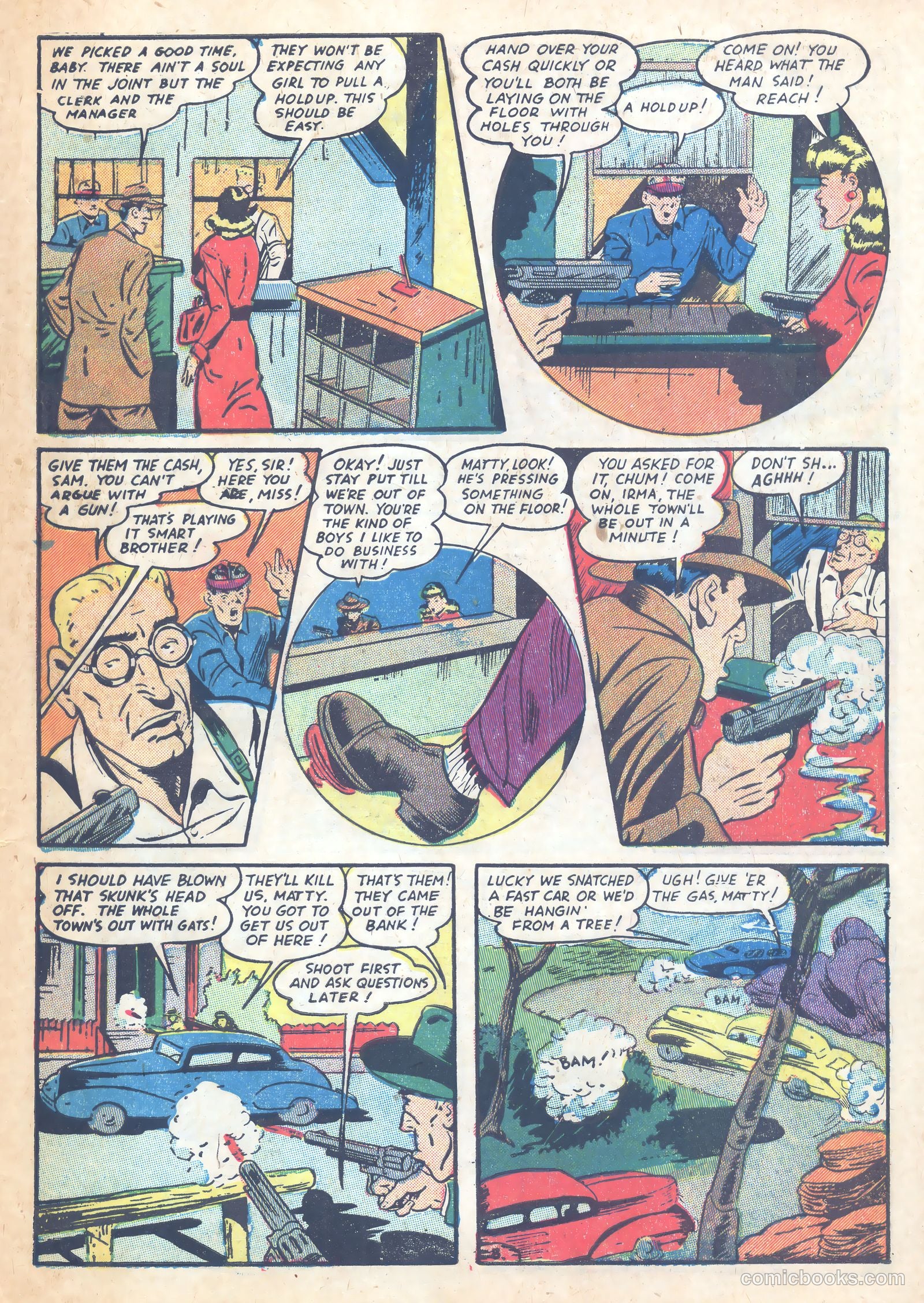 Shocking Mystery Cases #58 (1954) — page 31 of 36