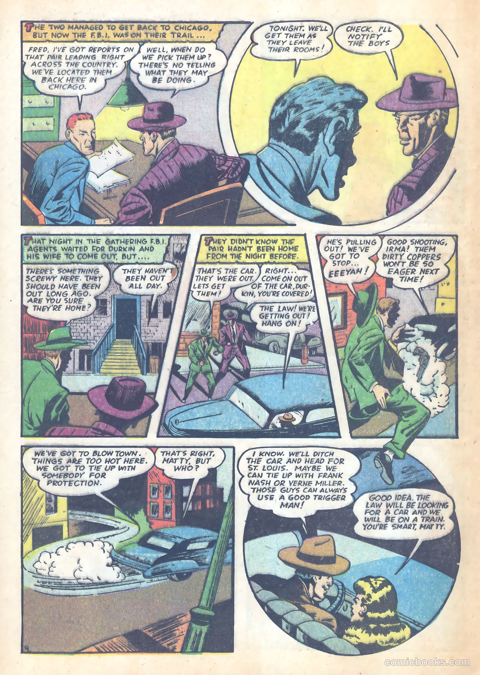 Shocking Mystery Cases #58 (1954) — page 32 of 36