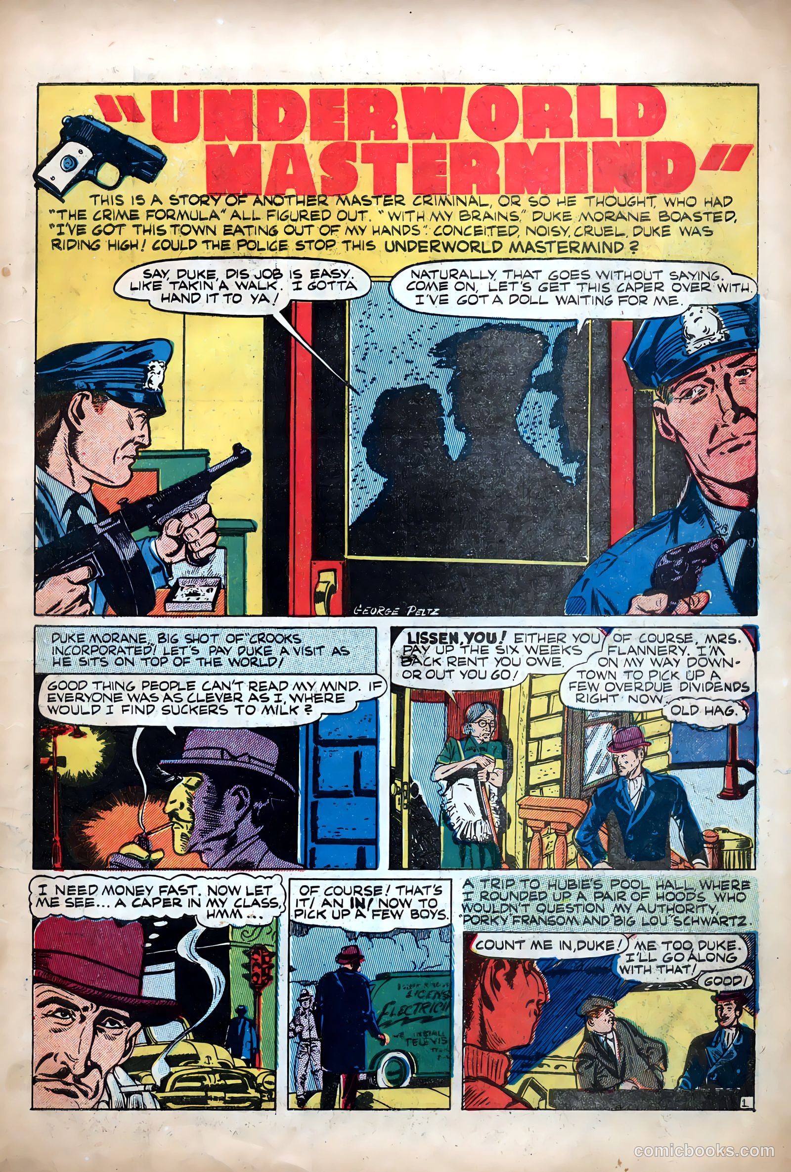 Shocking Mystery Cases #60 (1954) — page 3 of 36