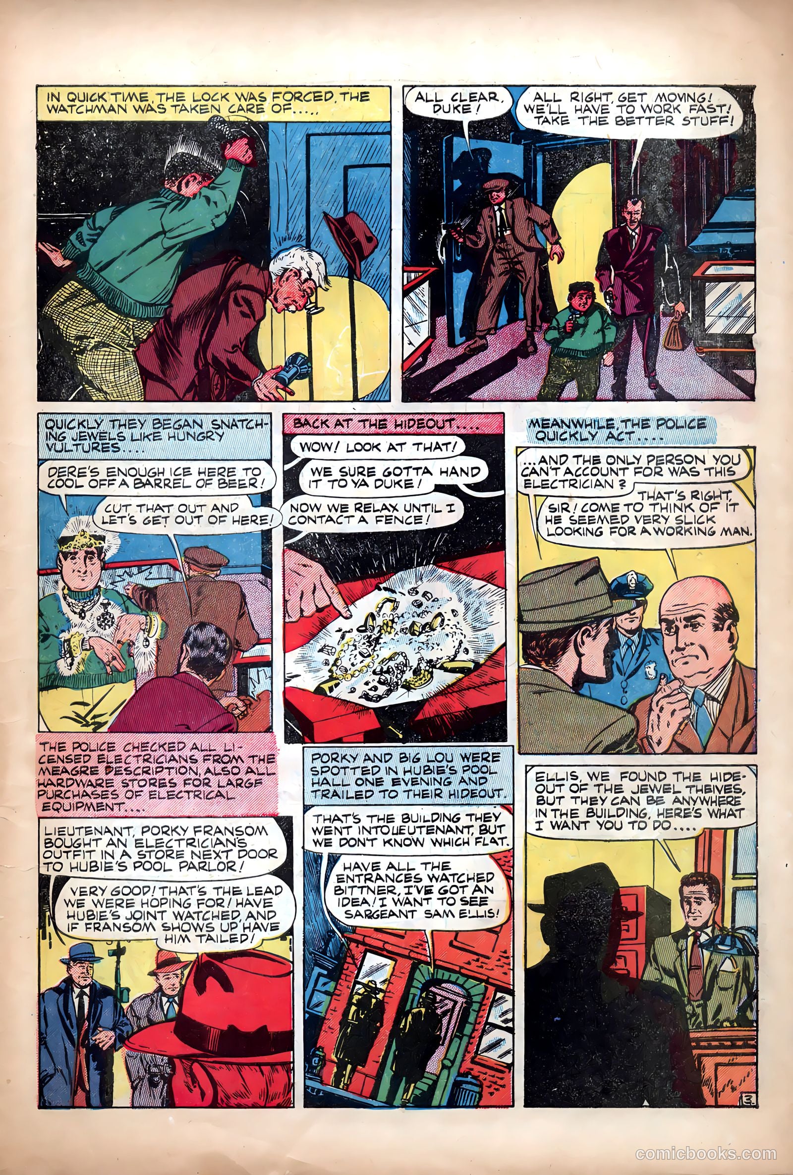 Shocking Mystery Cases #60 (1954) — page 5 of 36