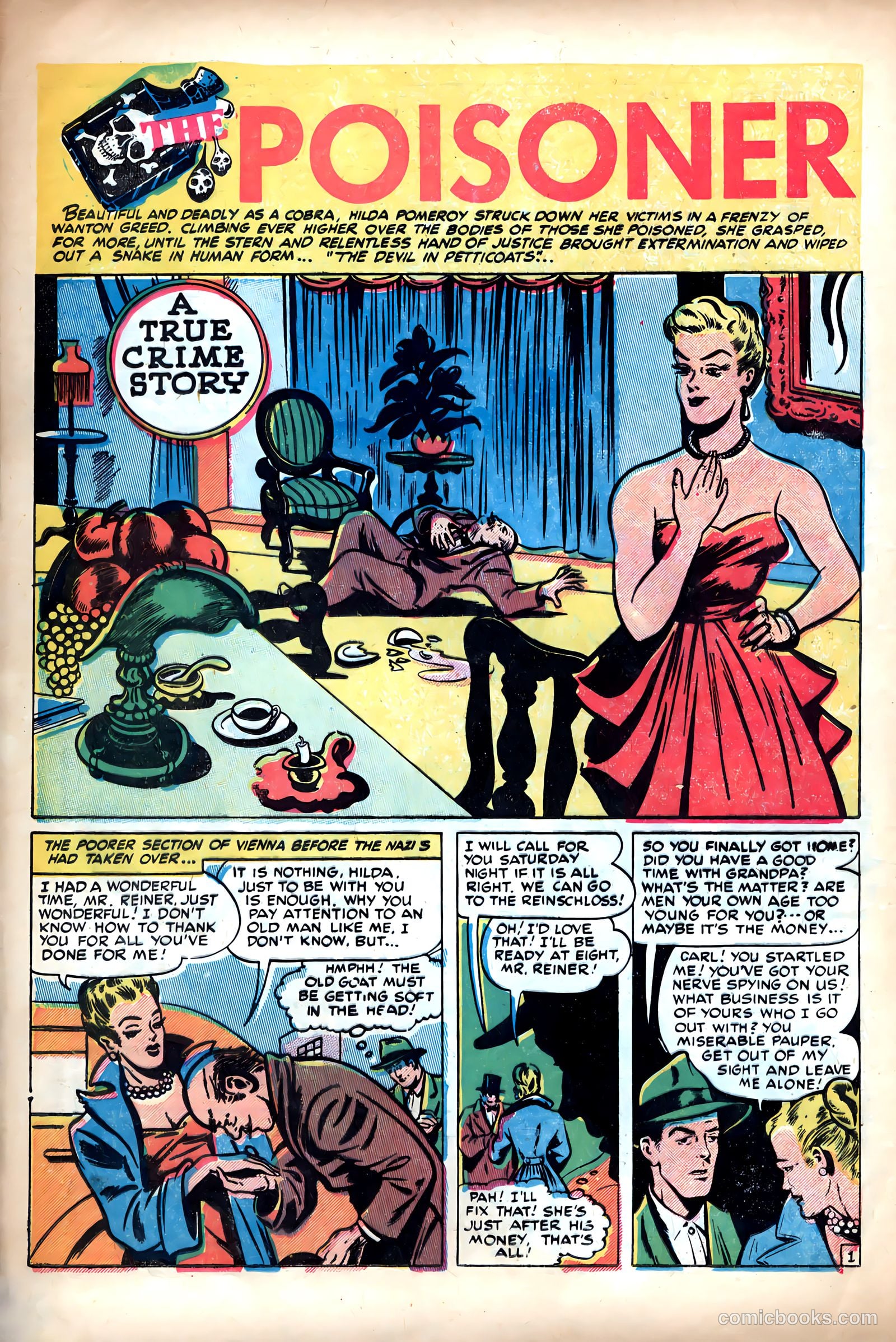 Shocking Mystery Cases #60 (1954) — page 12 of 36