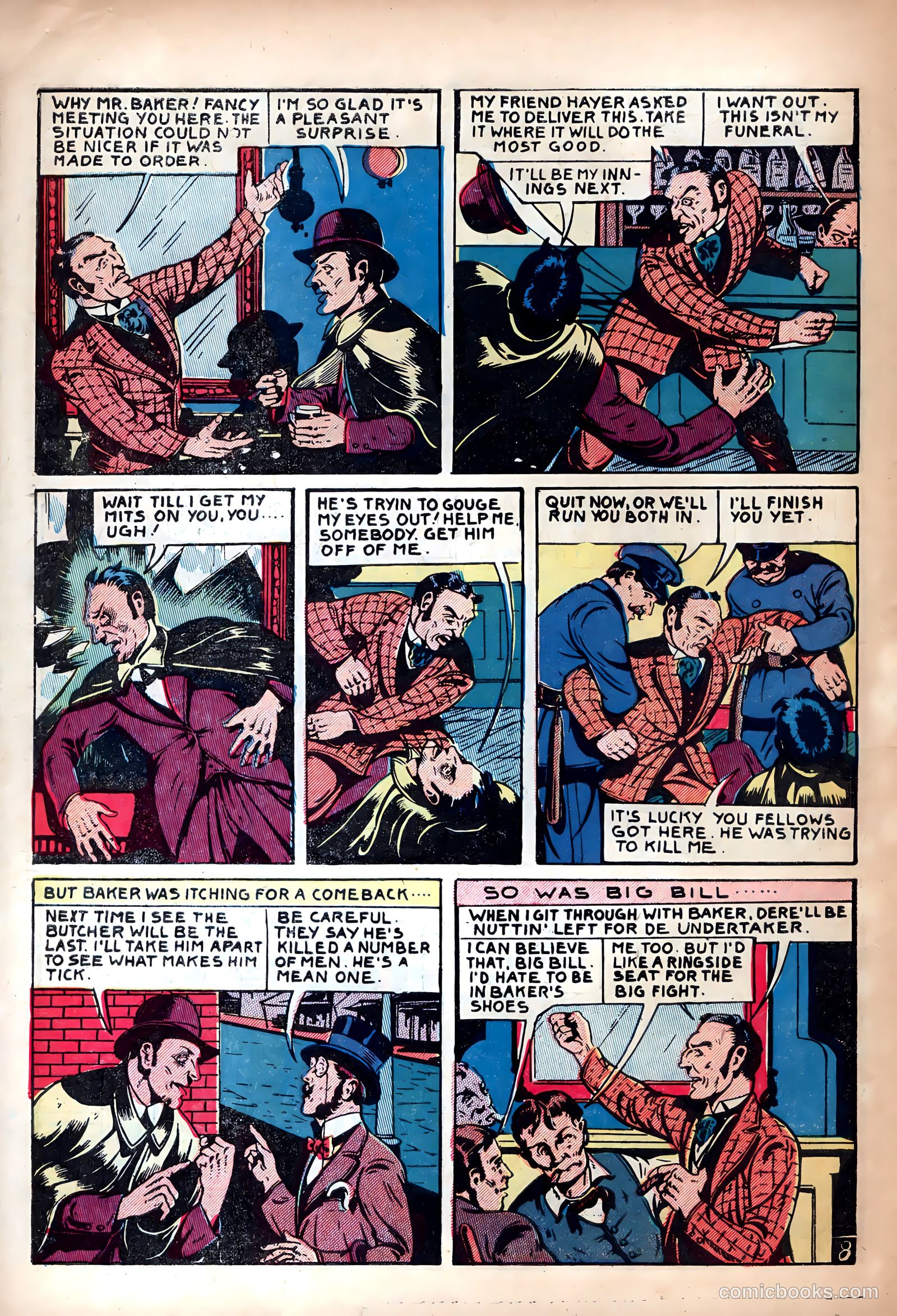 Shocking Mystery Cases #60 (1954) — page 32 of 36