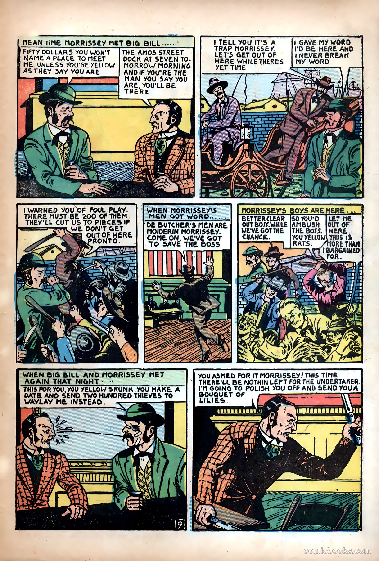 Shocking Mystery Cases #60 (1954) — page 33 of 36