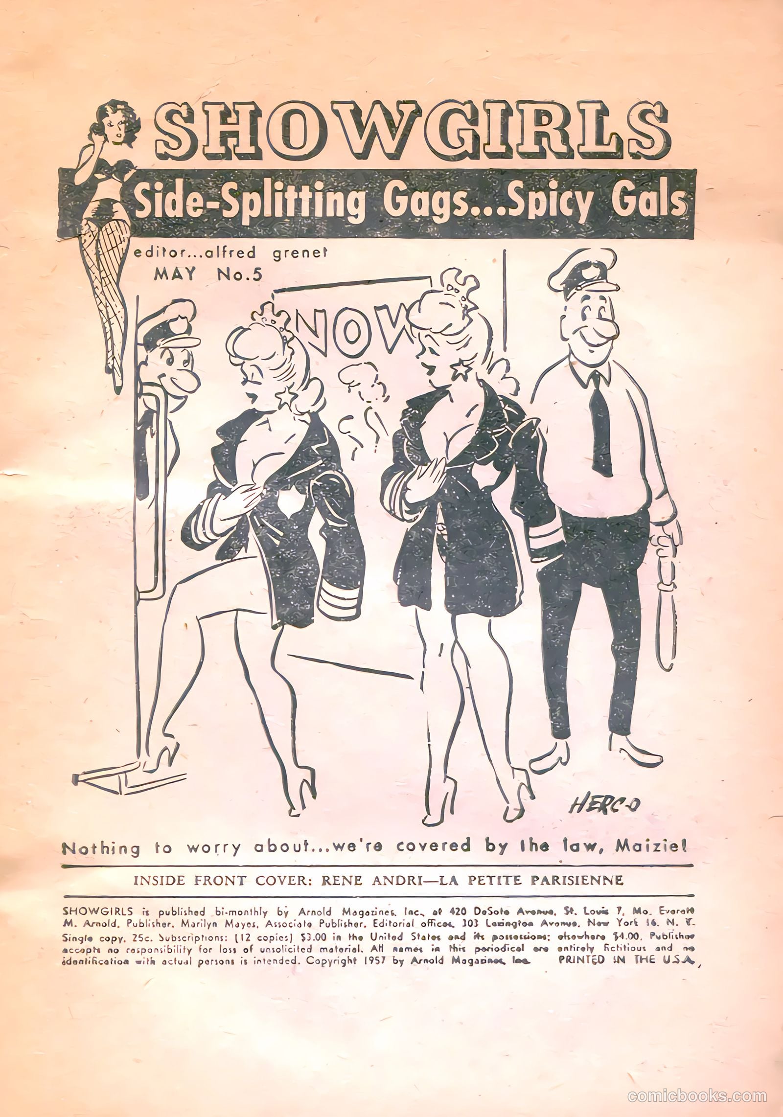 Showgirls #5 (1957) — page 3 of 100