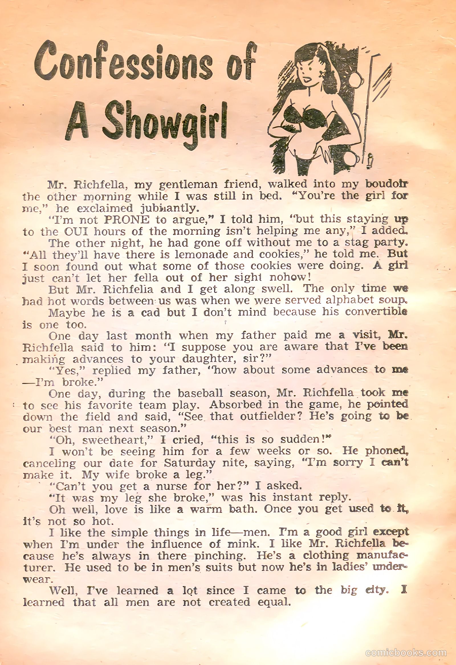 Showgirls #5 (1957) — page 10 of 100