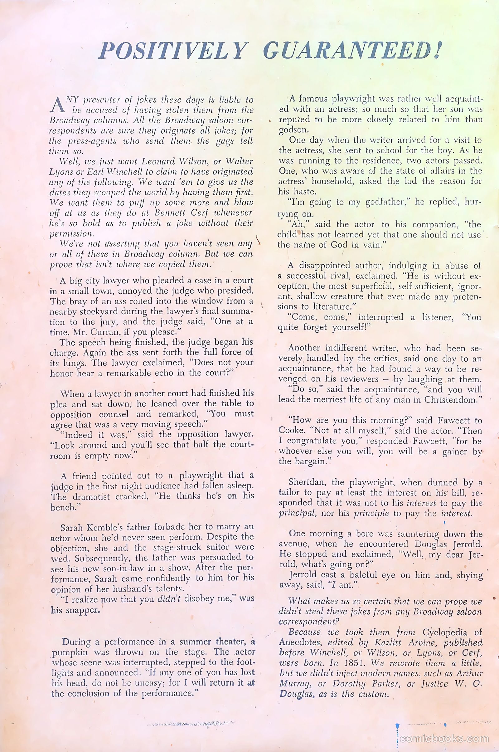 Sideshow #1 (1949) — page 6 of 36