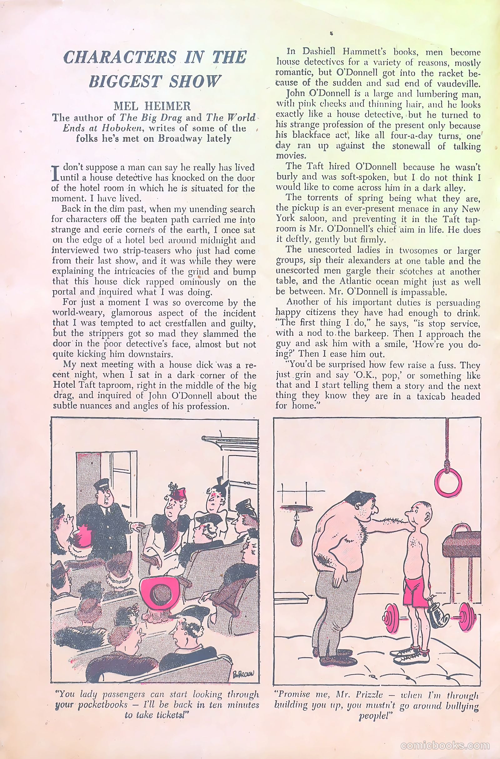 Sideshow #1 (1949) — page 12 of 36