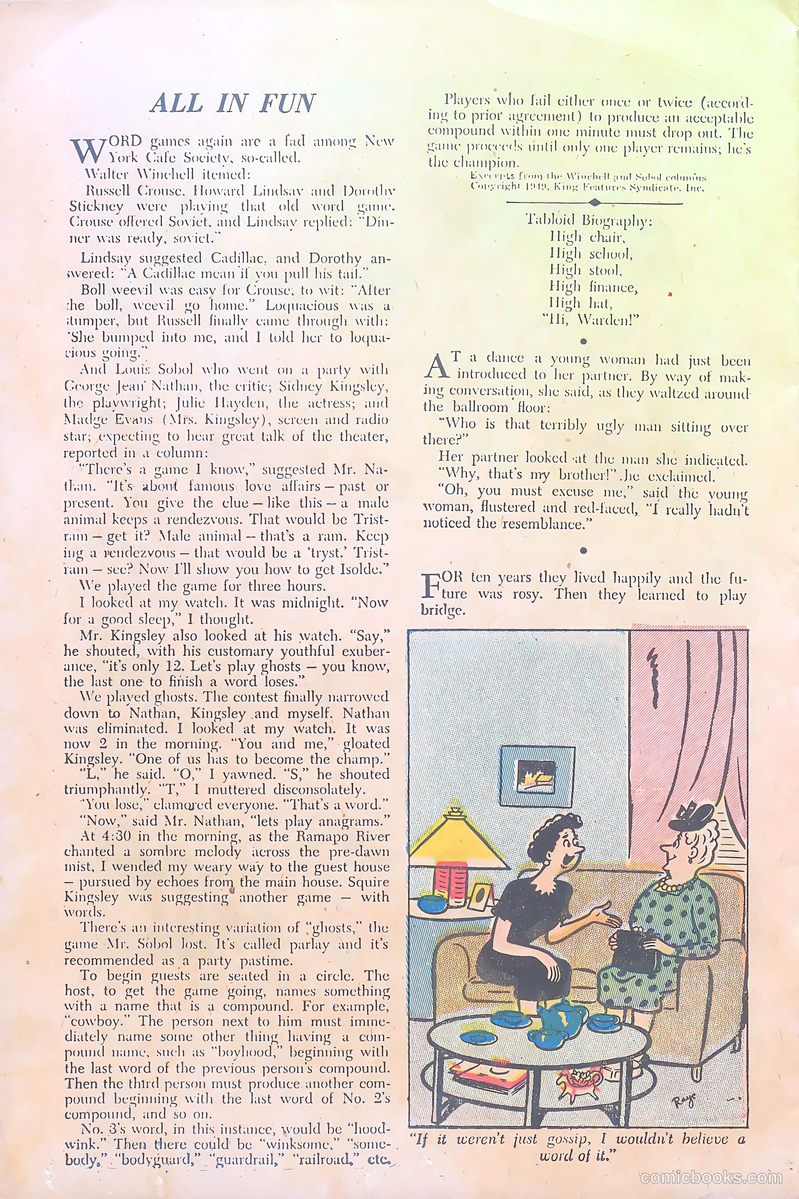 Sideshow #1 (1949) — page 25 of 36