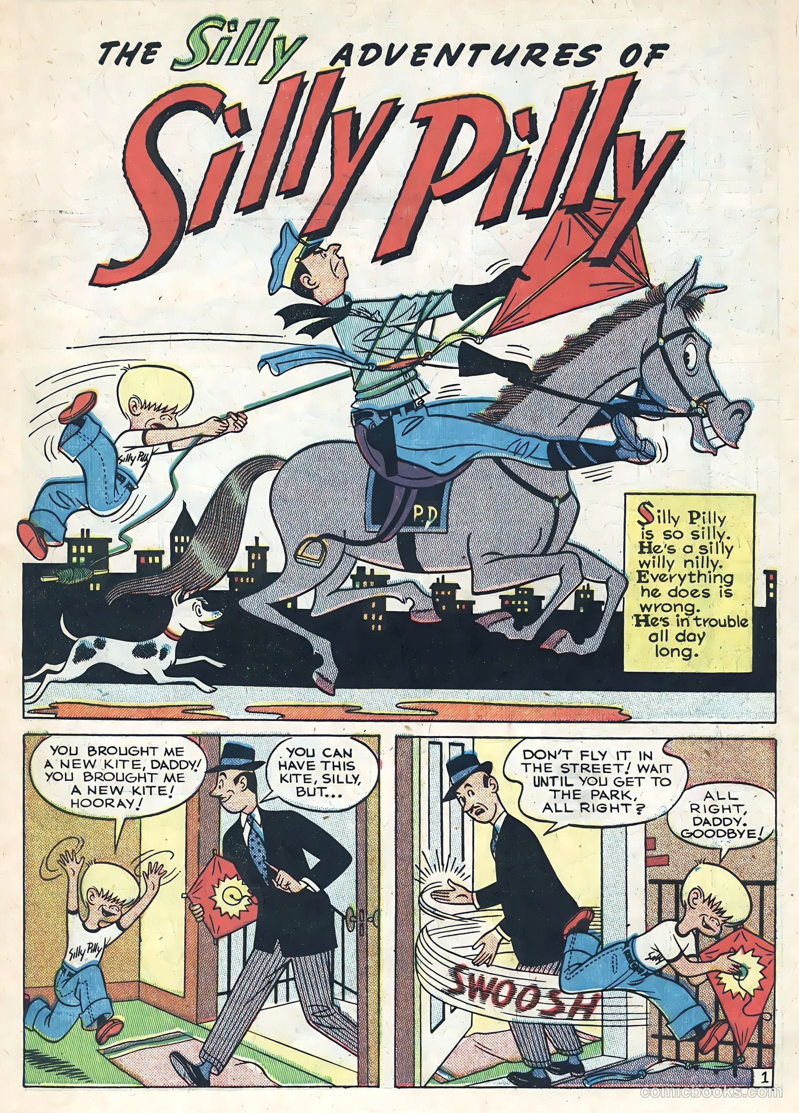 Silly Pilly Comics #1 (1950) — page 3 of 36