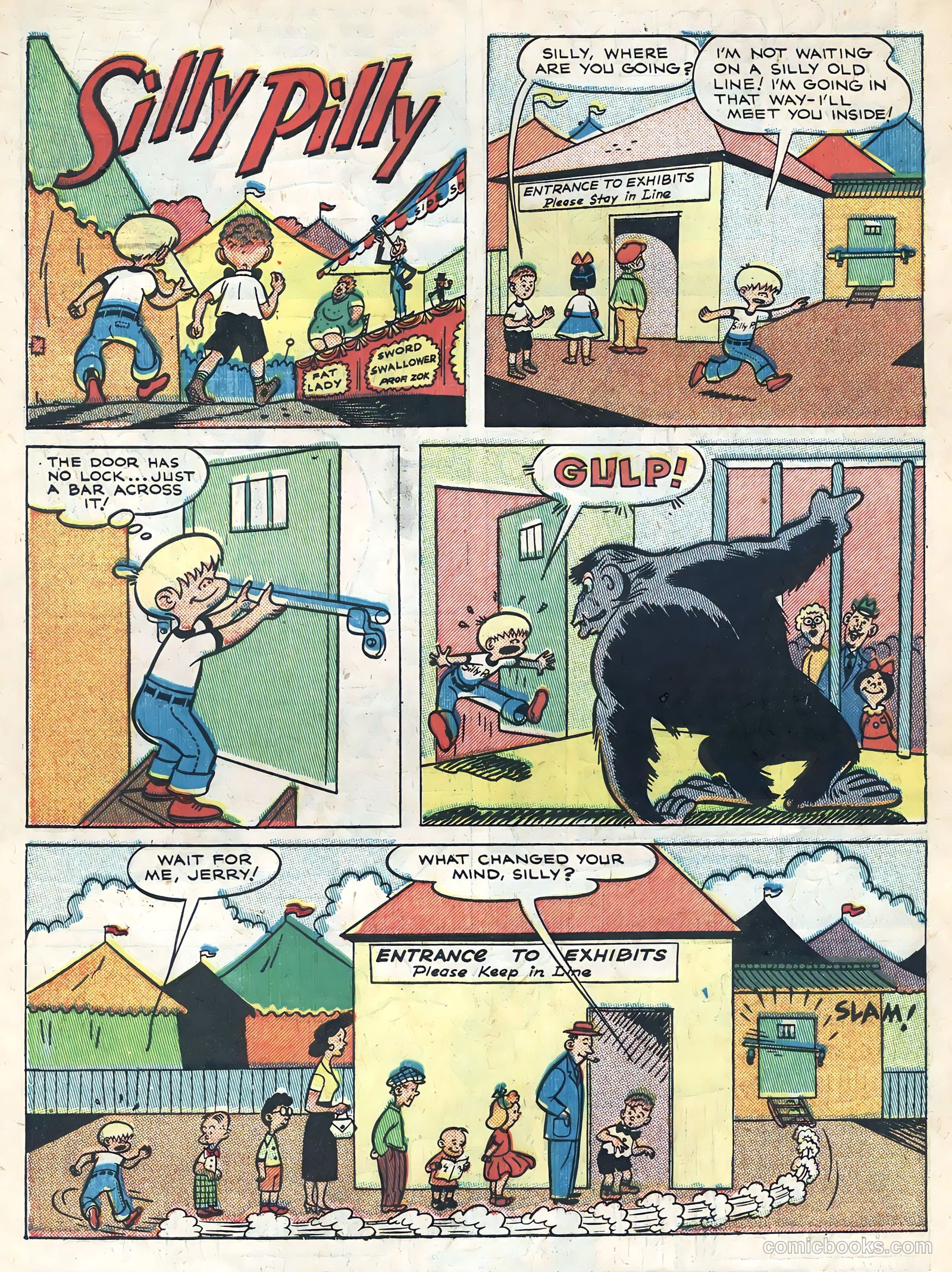 Silly Pilly Comics #1 (1950) — page 34 of 36