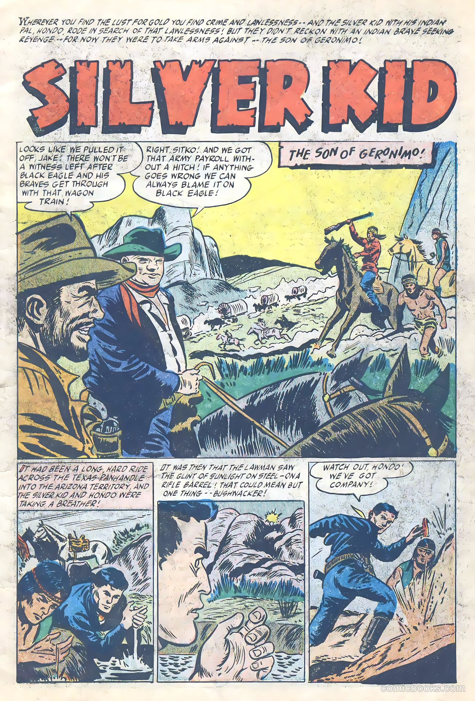 Silver Kid Western #1 (1958) — page 3 of 36