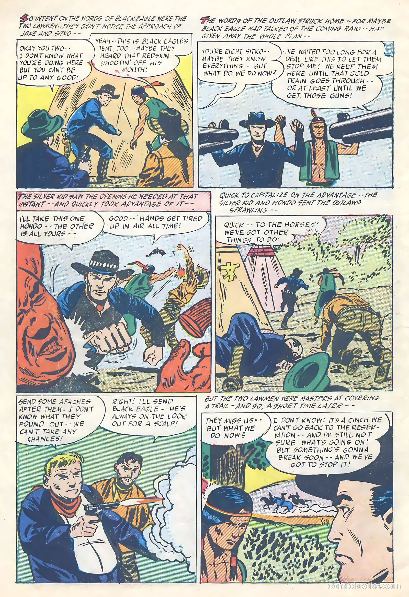 Silver Kid Western #1 (1958) — page 6 of 36
