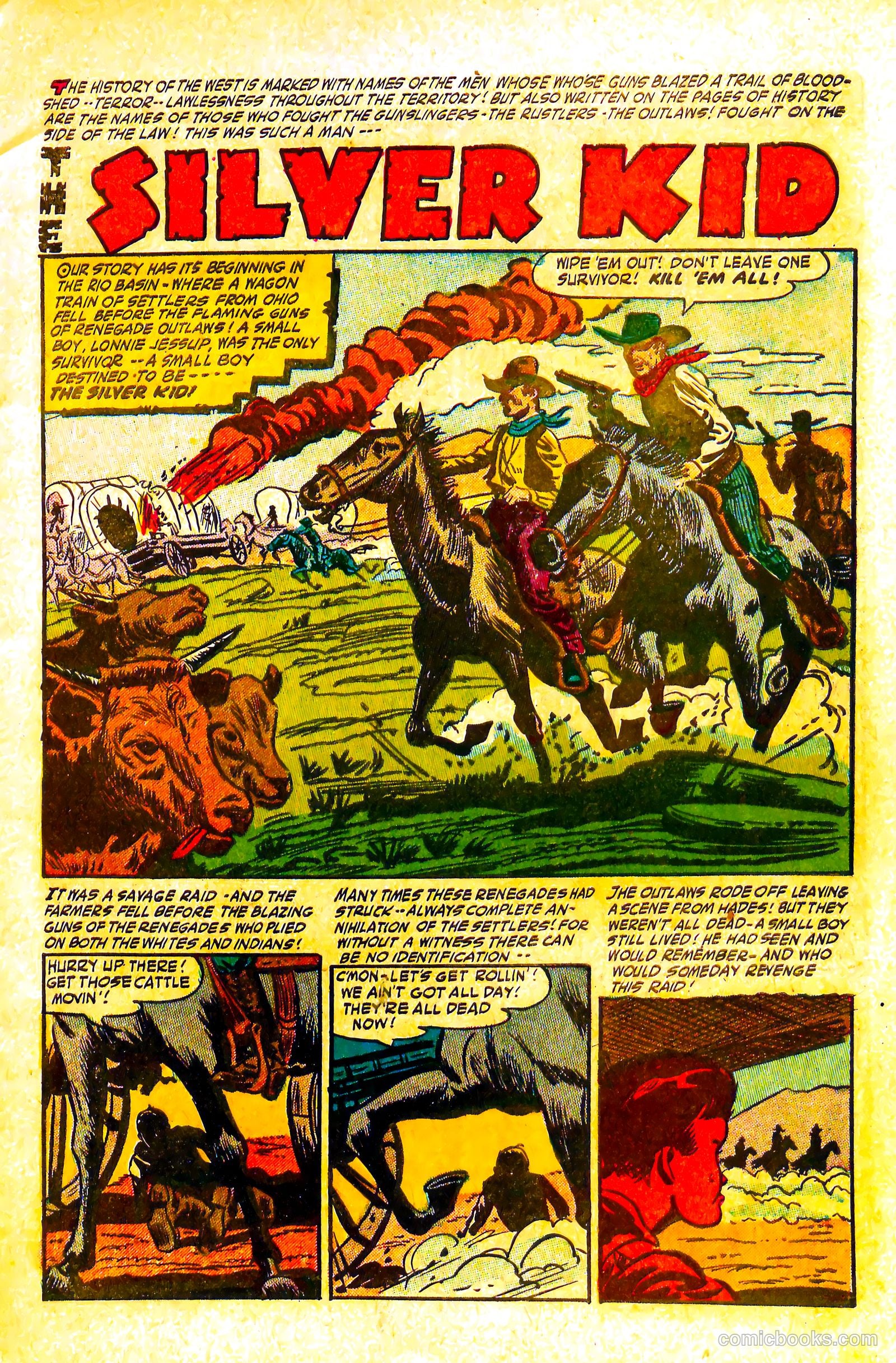 Silver Kid Western #1 (1954) — page 3 of 36