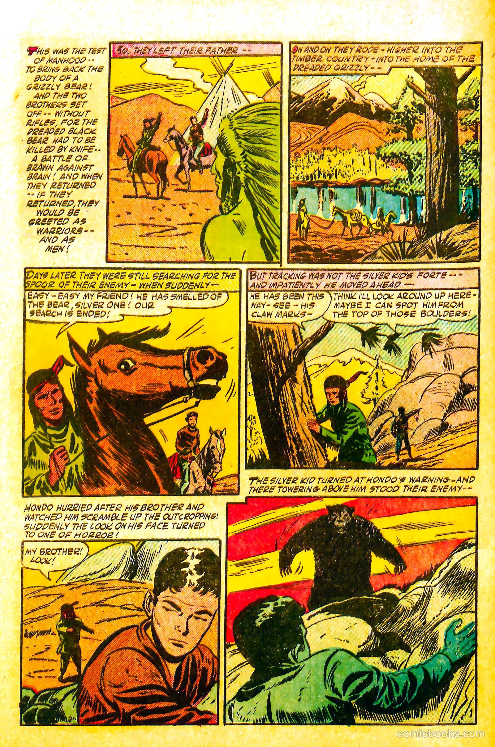Silver Kid Western #1 (1954) — page 6 of 36
