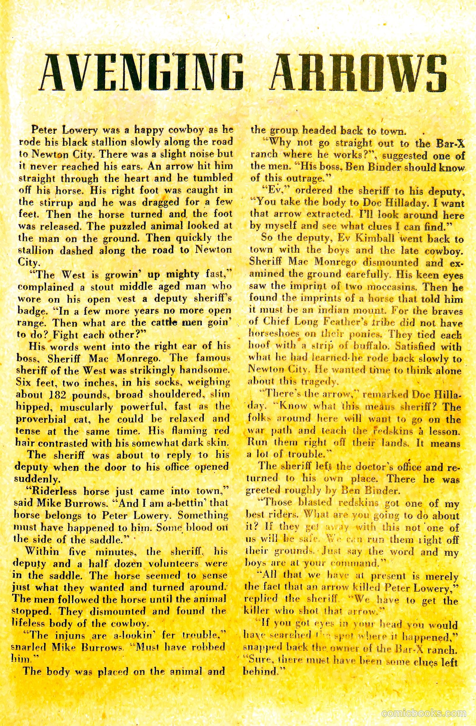 Silver Kid Western #1 (1954) — page 23 of 36