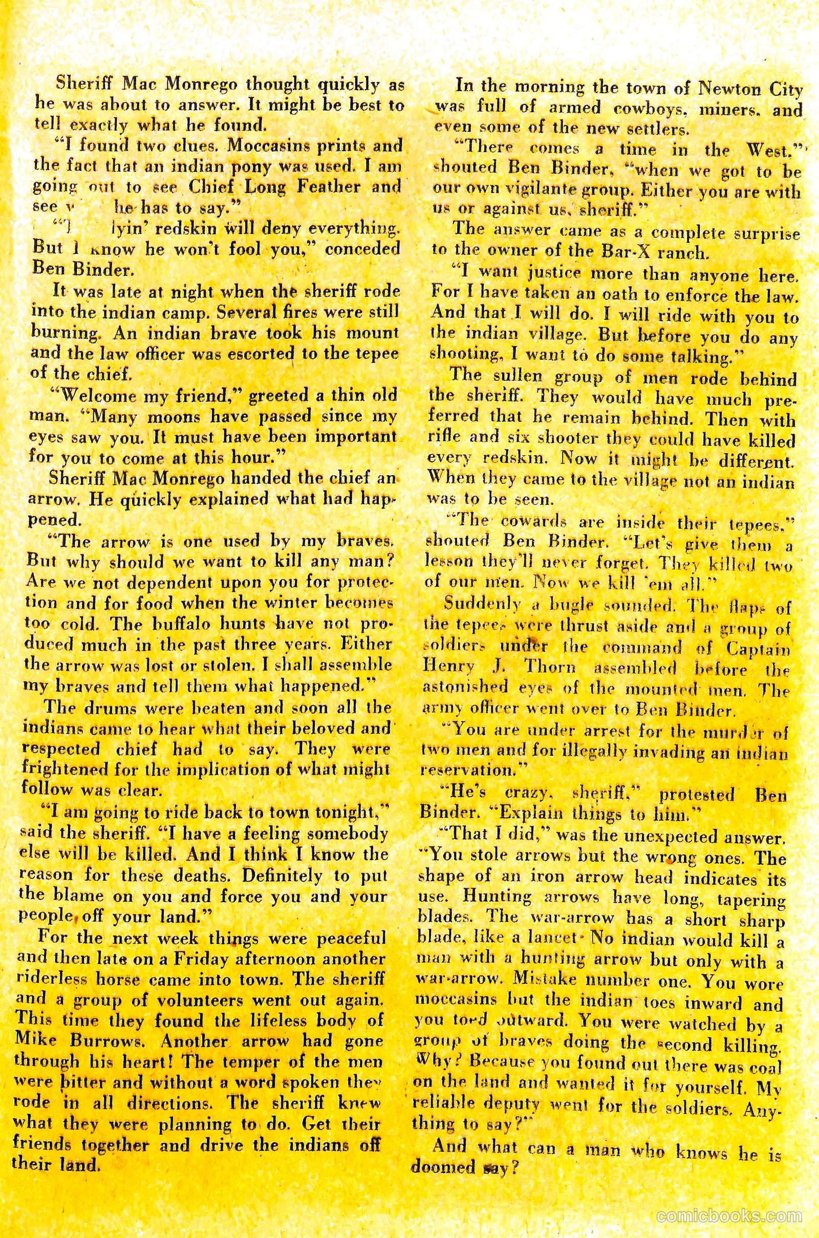 Silver Kid Western #1 (1954) — page 25 of 36