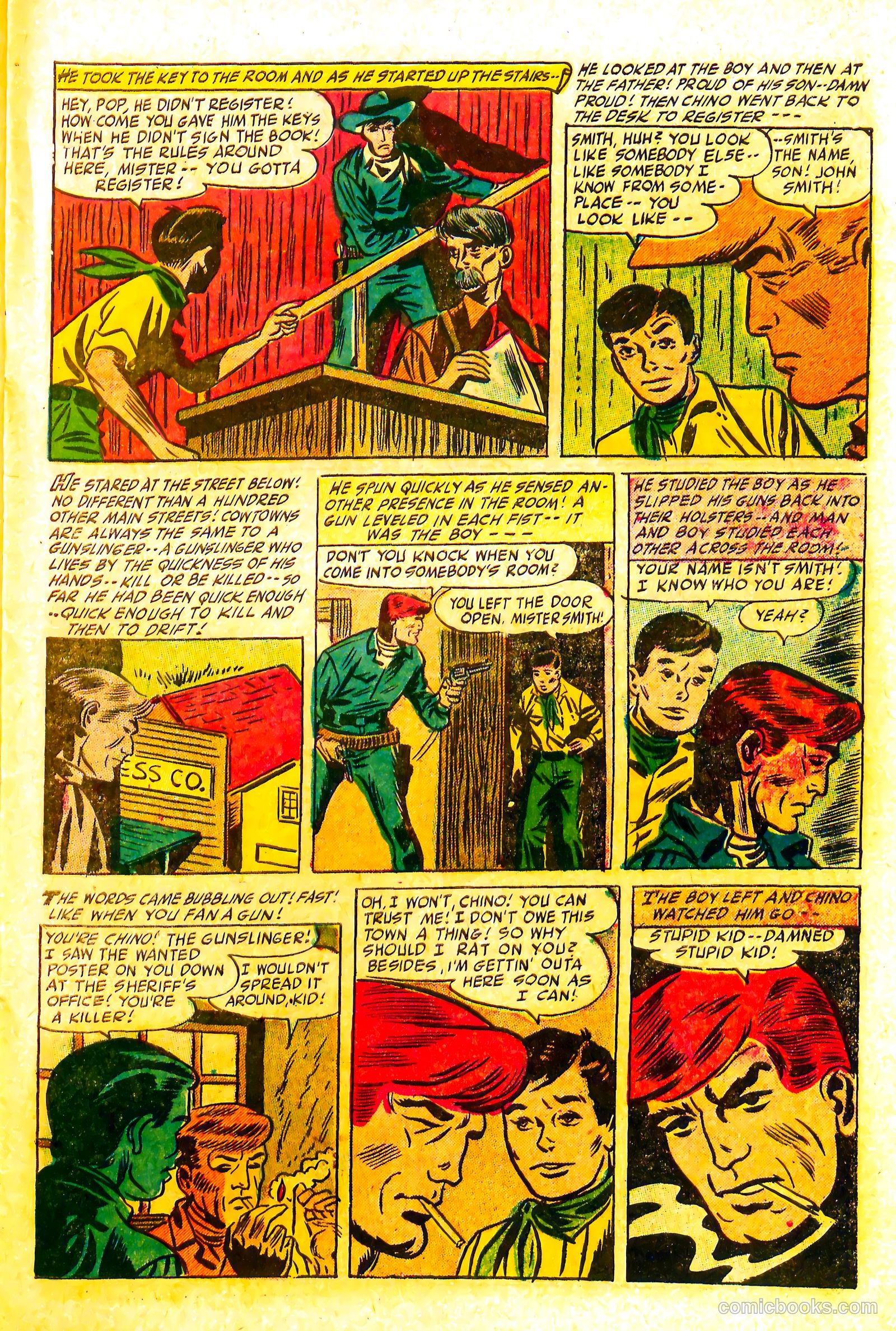 Silver Kid Western #1 (1954) — page 27 of 36