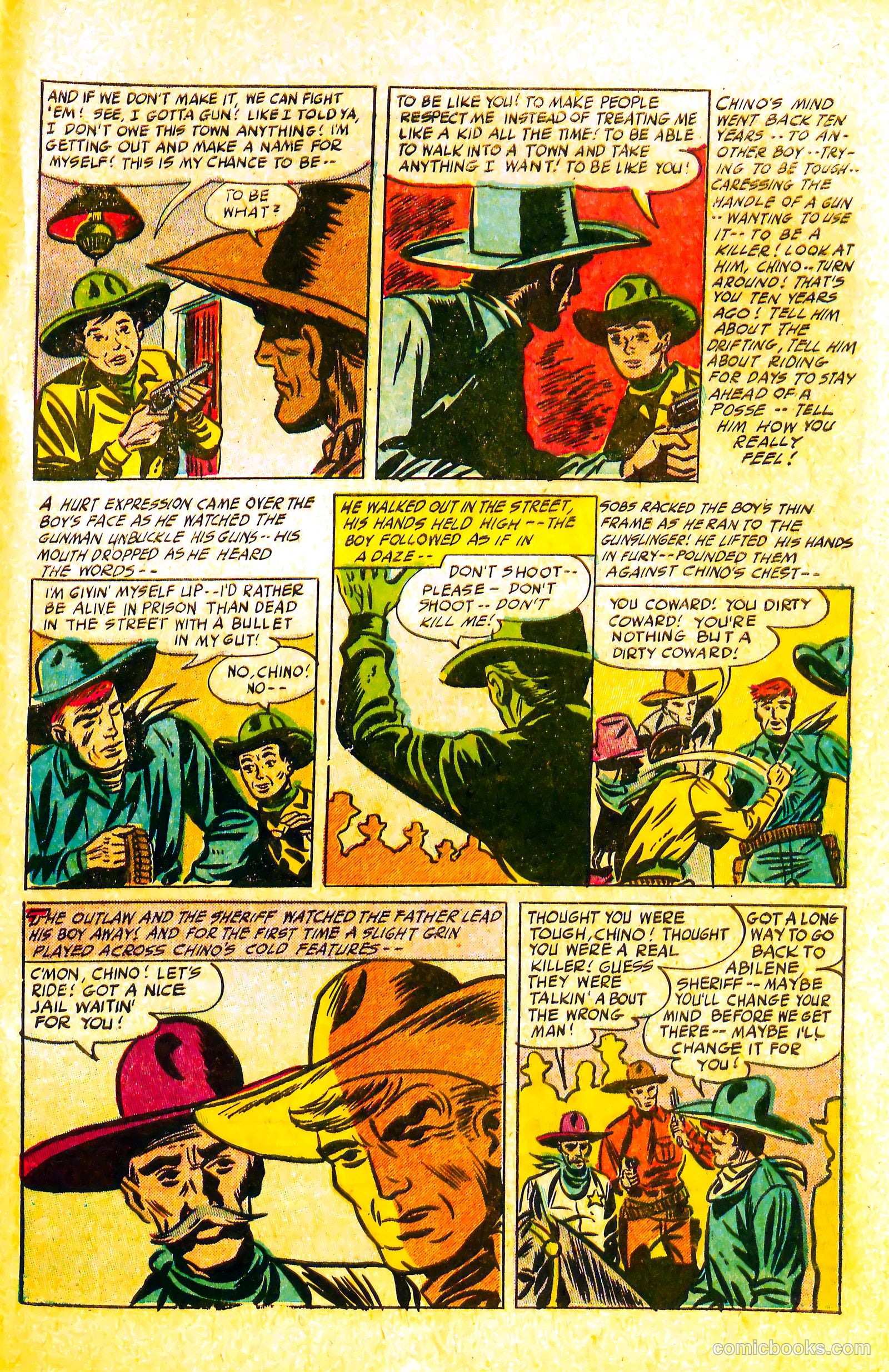 Silver Kid Western #1 (1954) — page 33 of 36