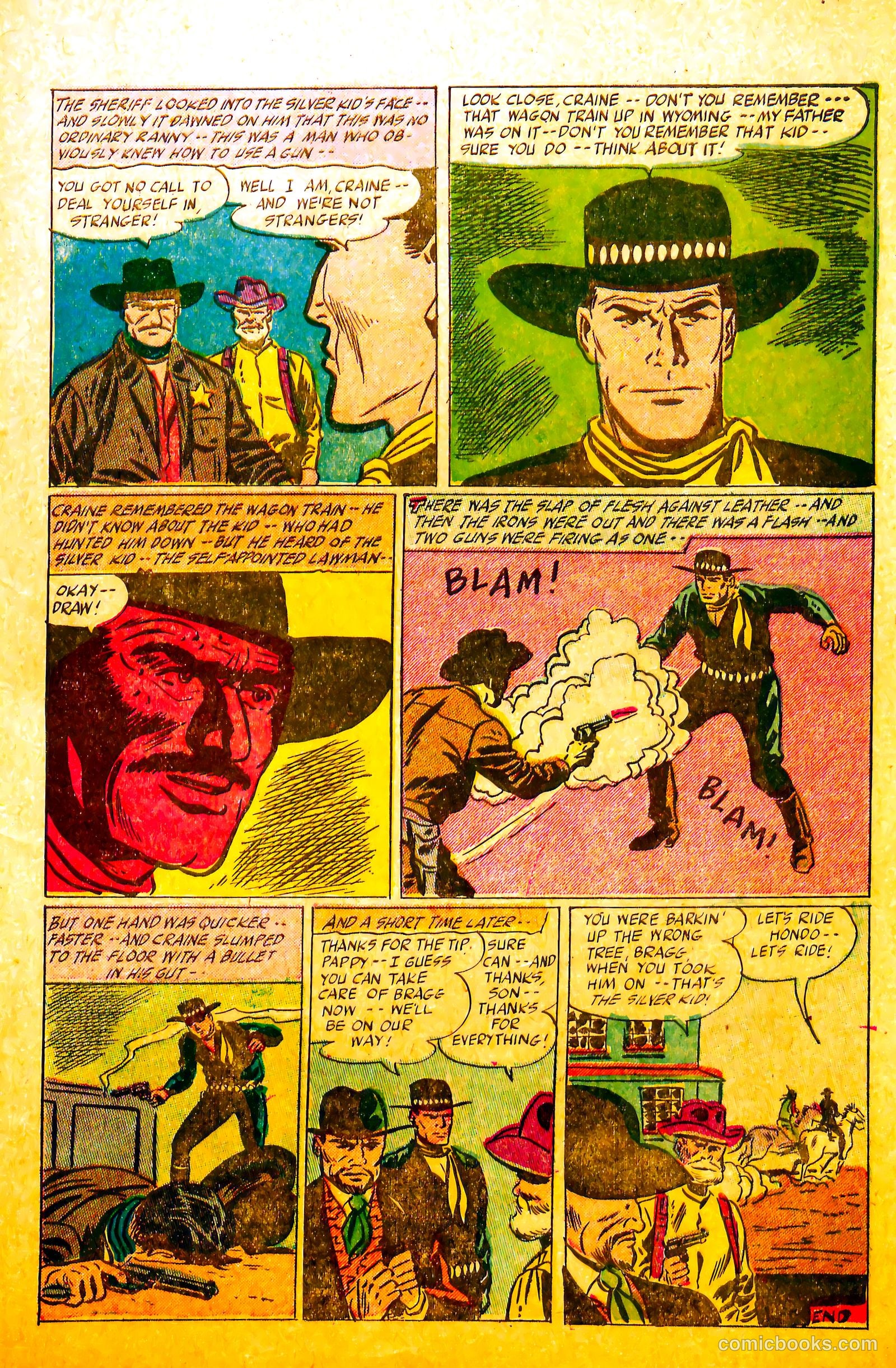 Silver Kid Western #2 (1954) — page 33 of 36