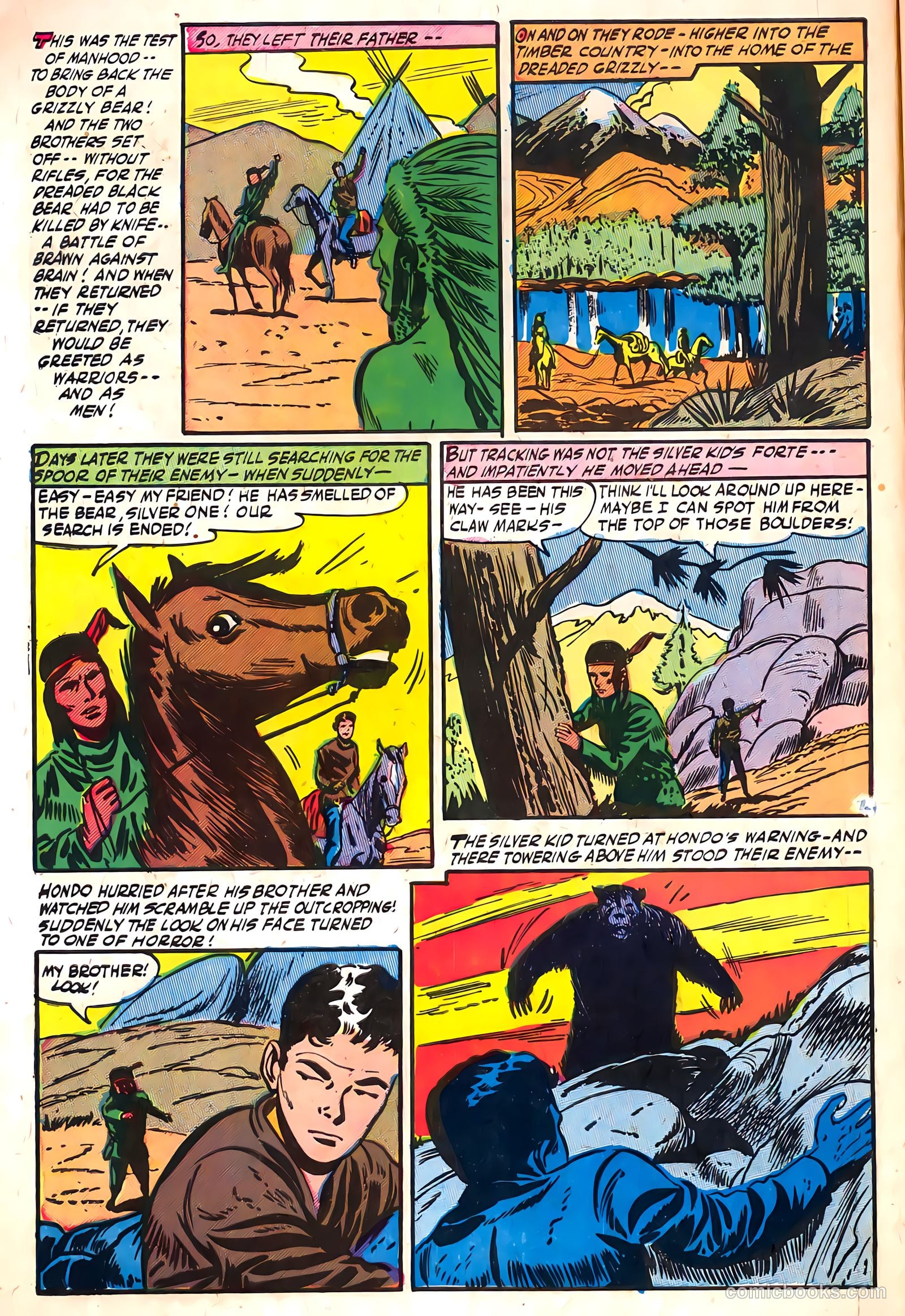 Silver Kid Western #2 (1958) — page 6 of 36