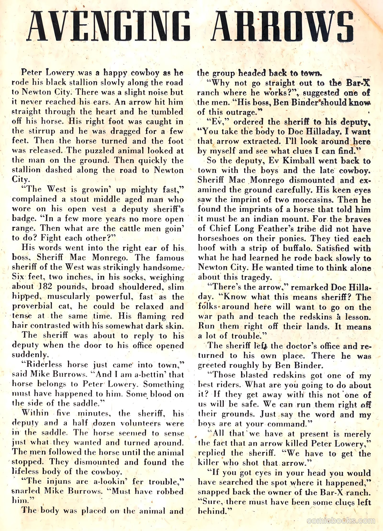 Silver Kid Western #2 (1958) — page 23 of 36
