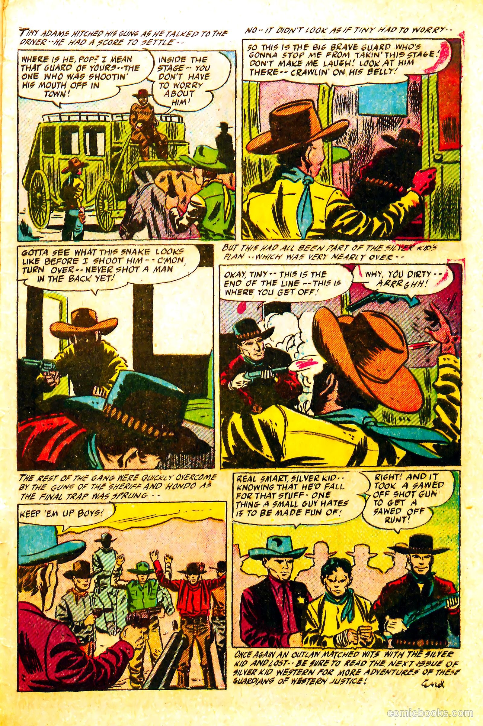 Silver Kid Western #3 (1955) — page 33 of 36