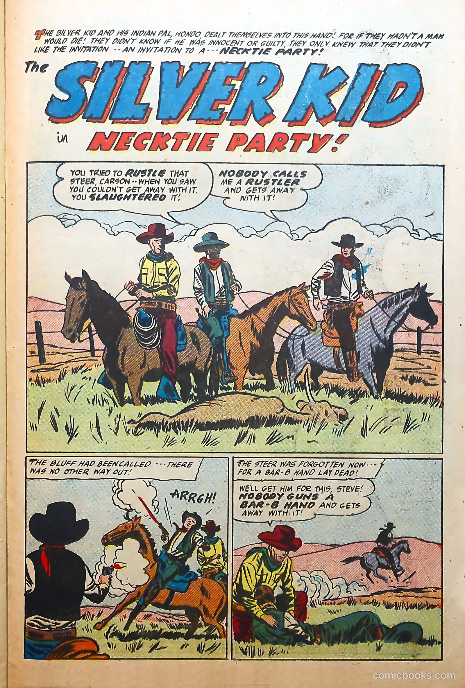 Silver Kid Western #4 (1955) — page 25 of 36