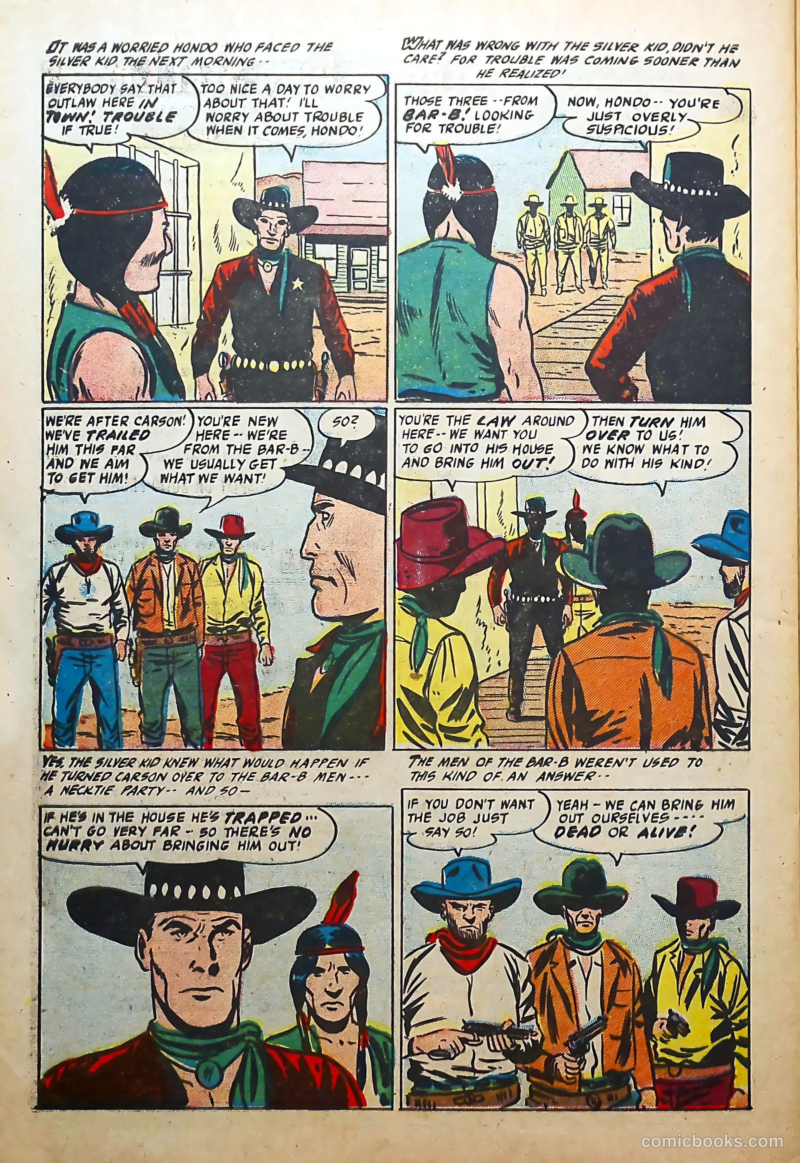 Silver Kid Western #4 (1955) — page 28 of 36