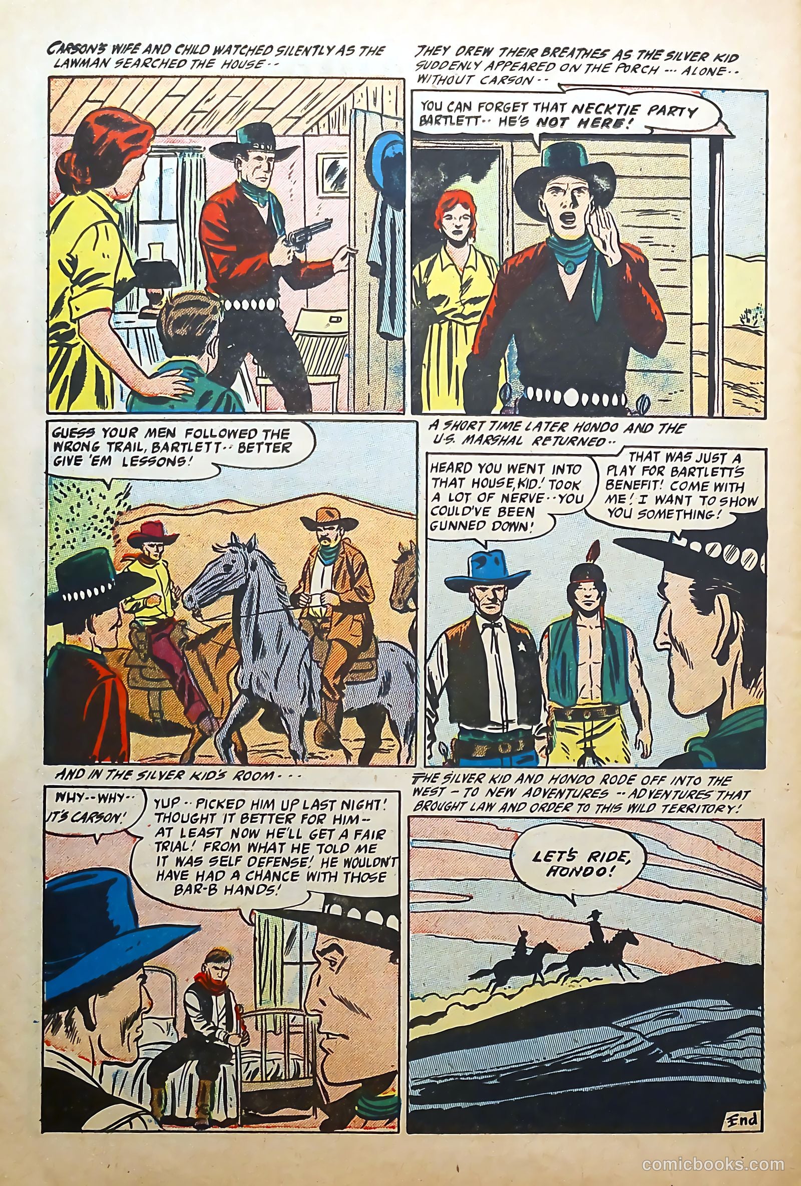 Silver Kid Western #4 (1955) — page 32 of 36