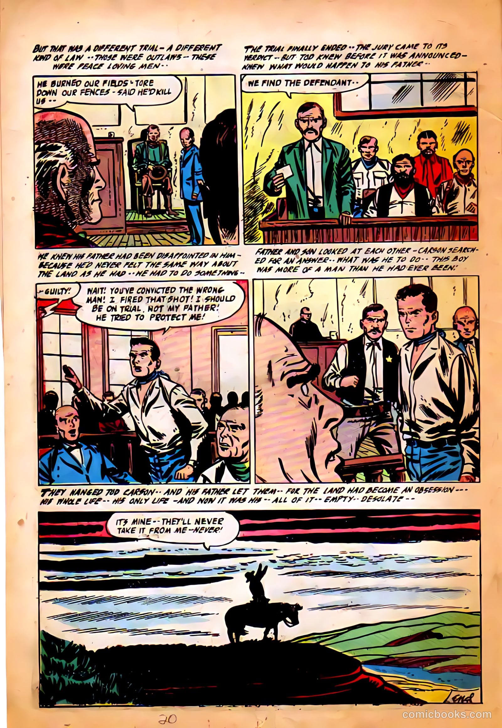 Silver Kid Western #5 (1955) — page 20 of 26
