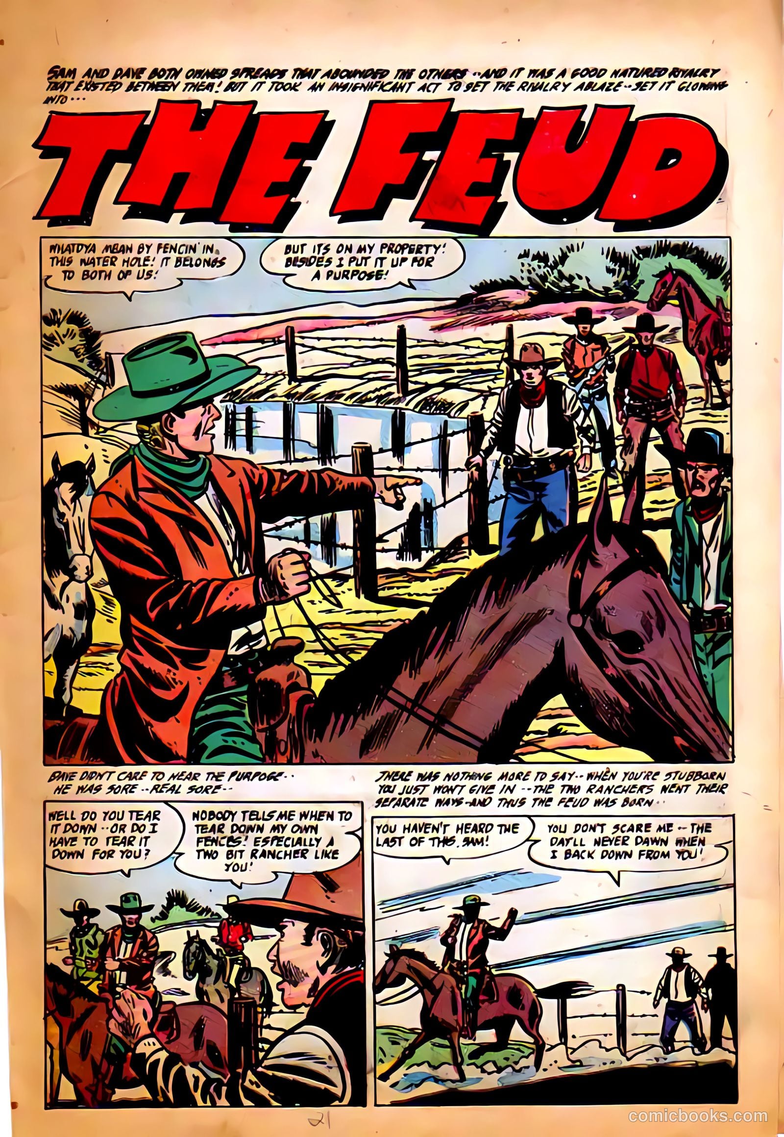 Silver Kid Western #5 (1955) — page 21 of 26