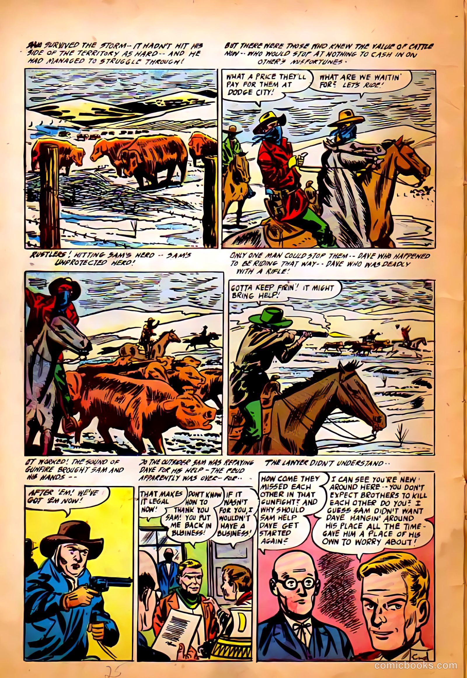 Silver Kid Western #5 (1955) — page 25 of 26