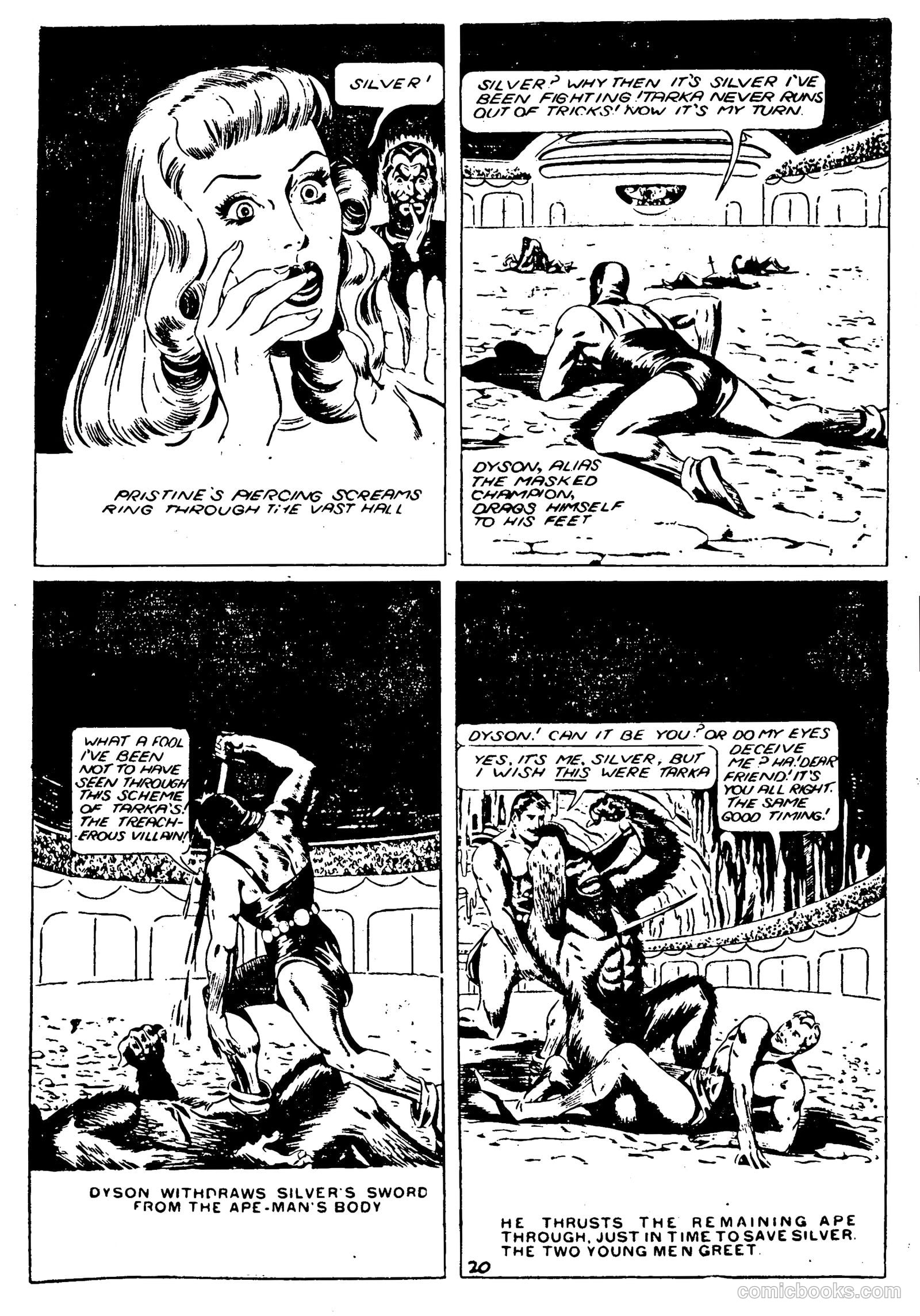 Silver Starr Super Comic #6 — page 21 of 26